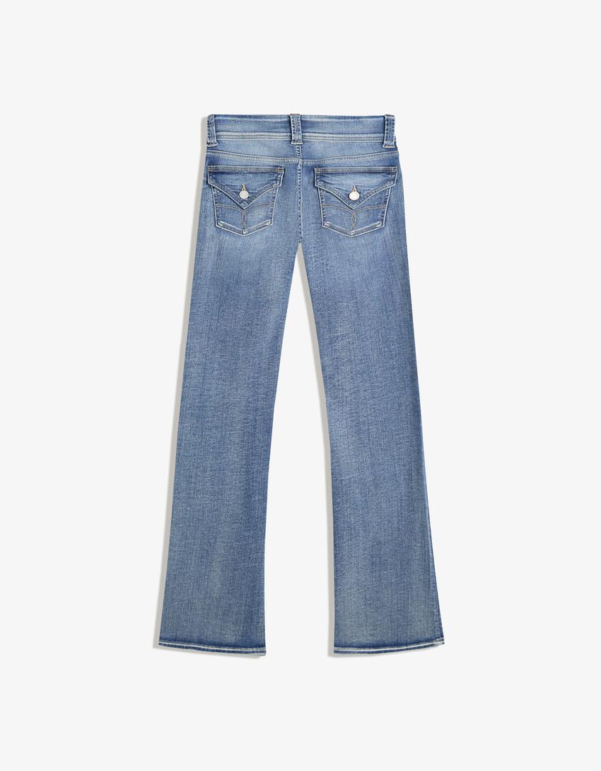 Jeans bootcut fit-Bleu lavé-5
