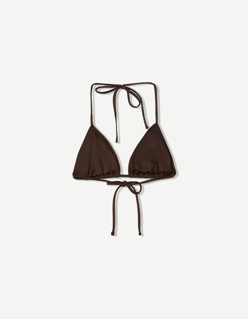 Top bikini tachas-Marrón-4