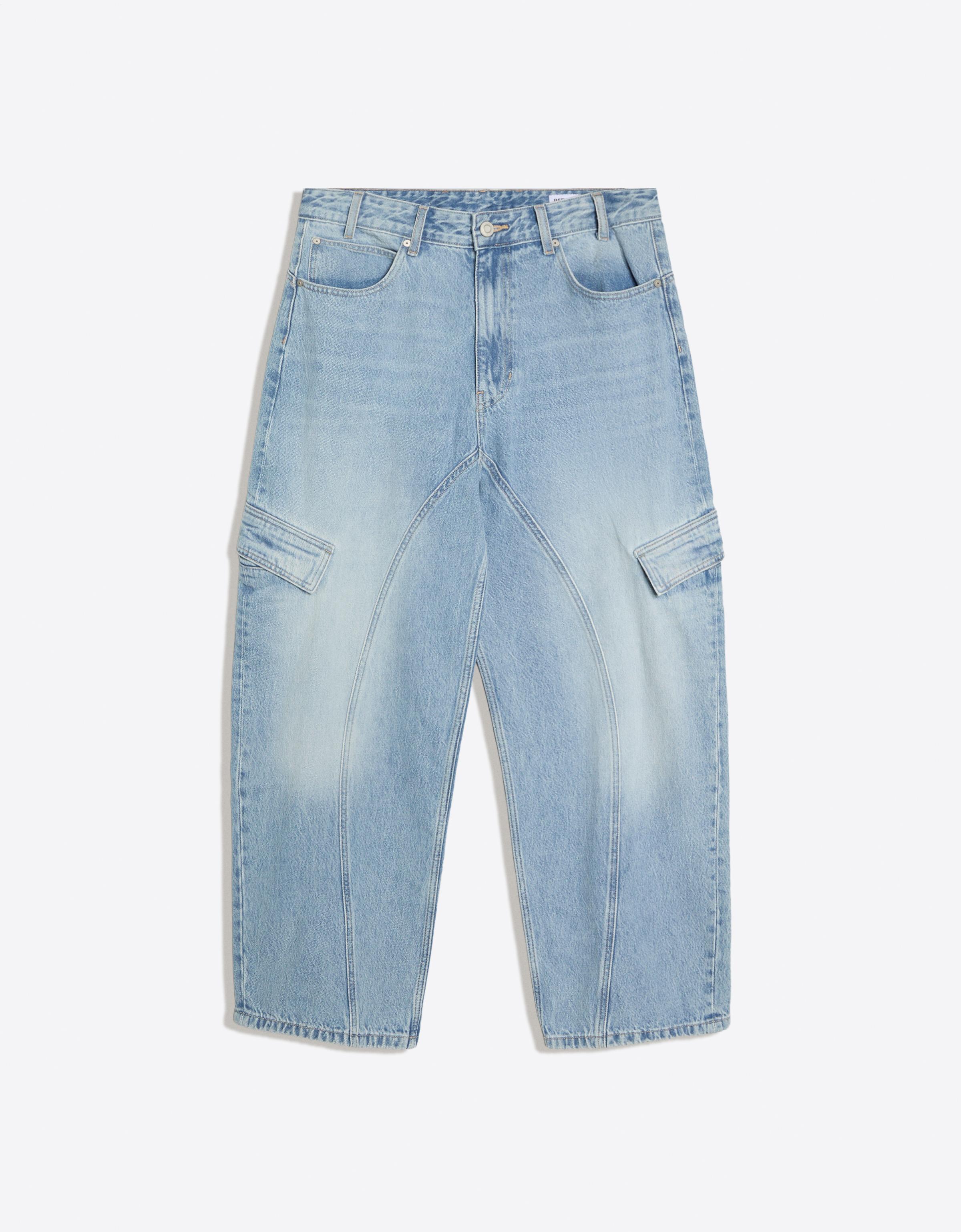 Cargo neobarrel jeans — Light blue