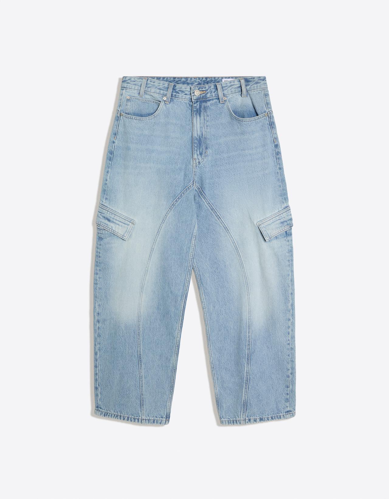 Cargo neobarrel jeans — Light blue