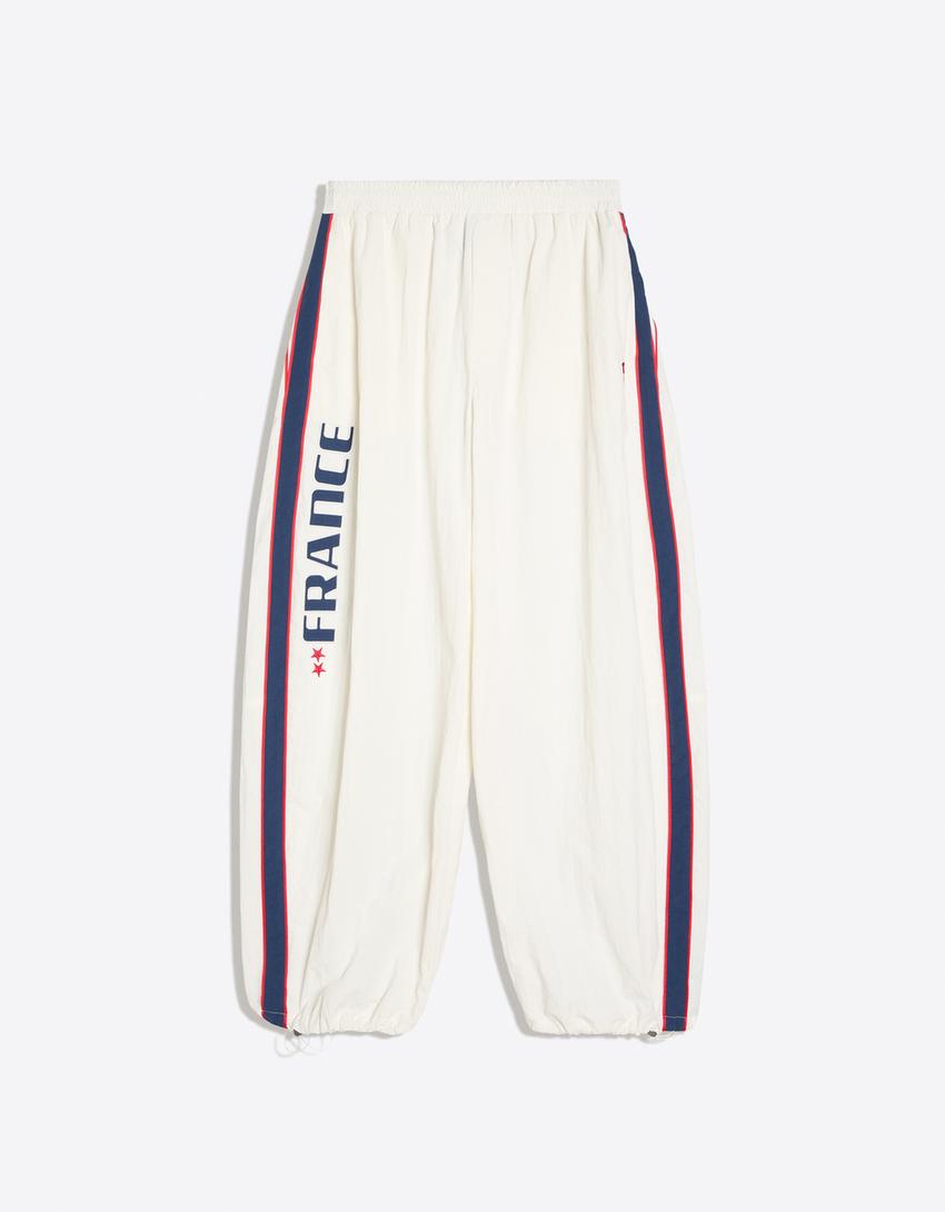 Technical France FIFA WORLD CUP™ parachute trousers-White