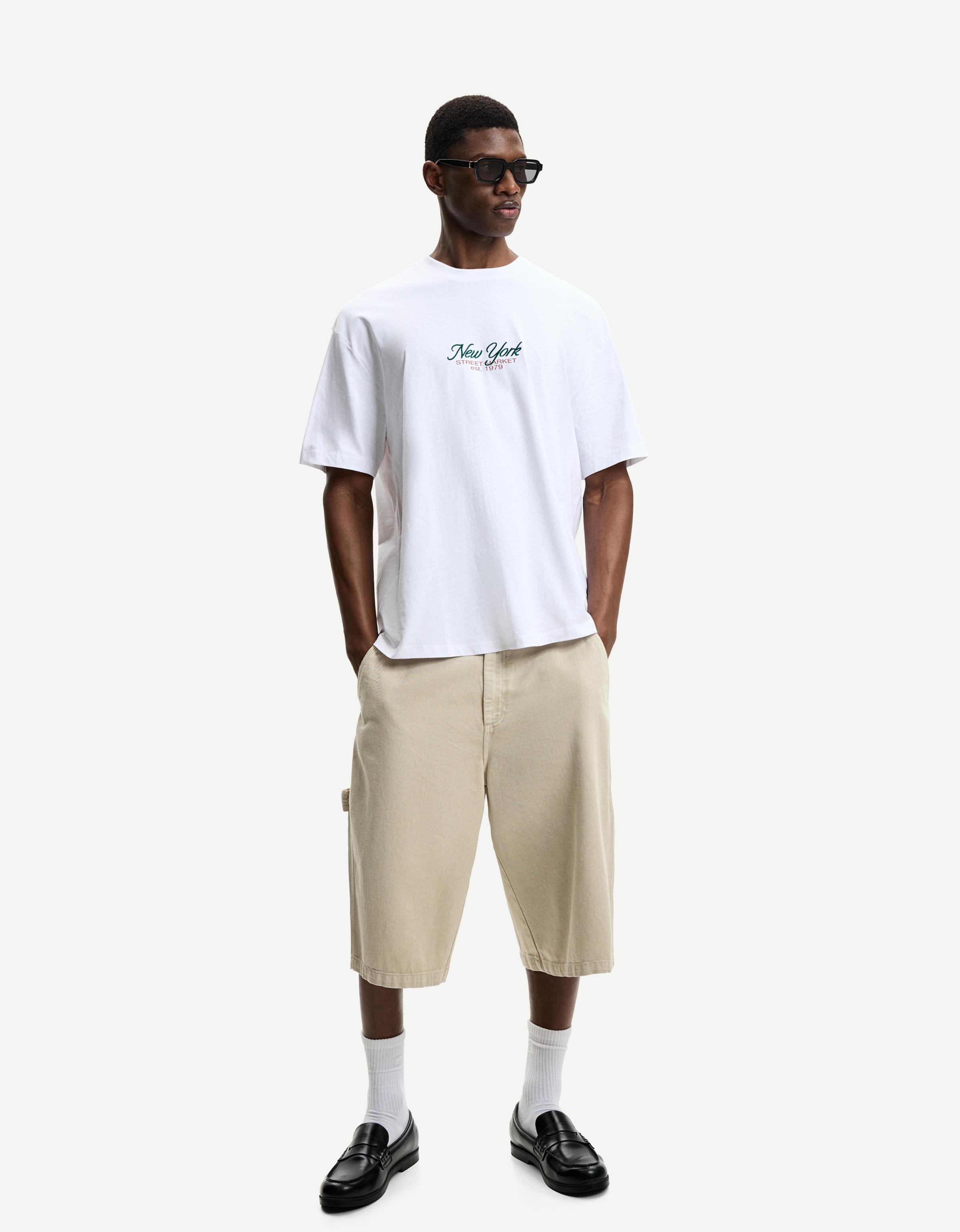 T.Aoページ Short sleeve T-shirt with print - T-shirts - Men | Bershka
