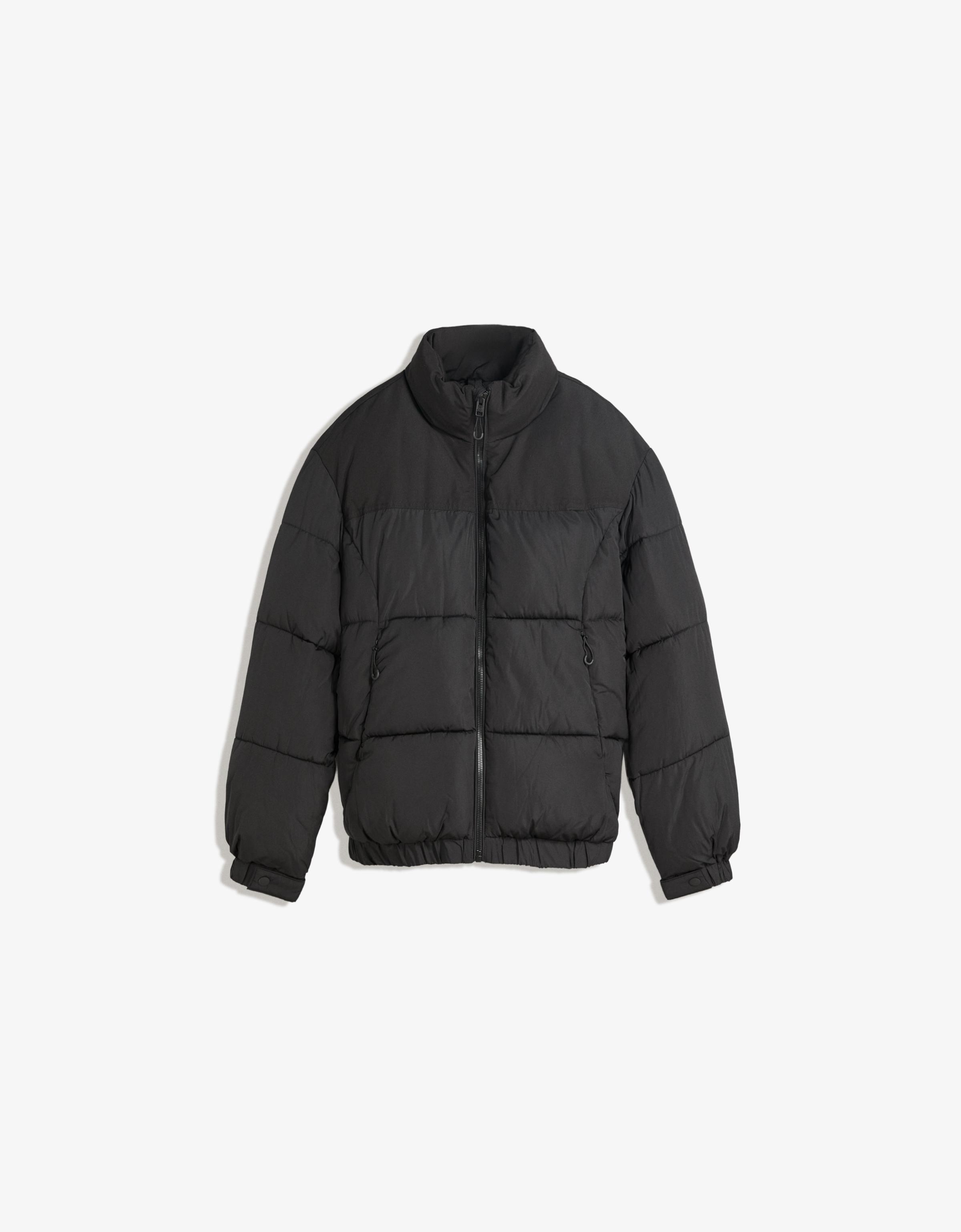 Bershka Technische Steppjacke Herren Xs Schwarz