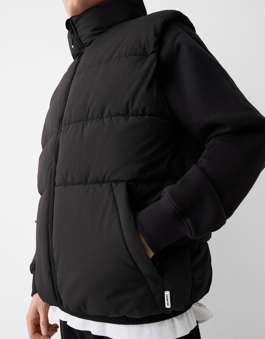 Colete acolchoado-Preto-5