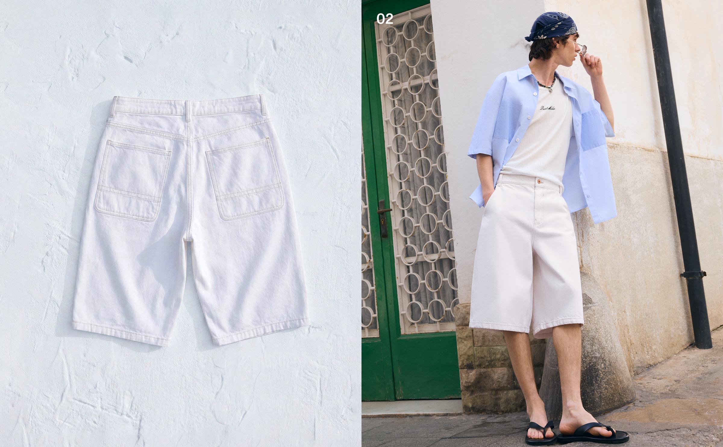 Skater denim bermuda - Görsel 185