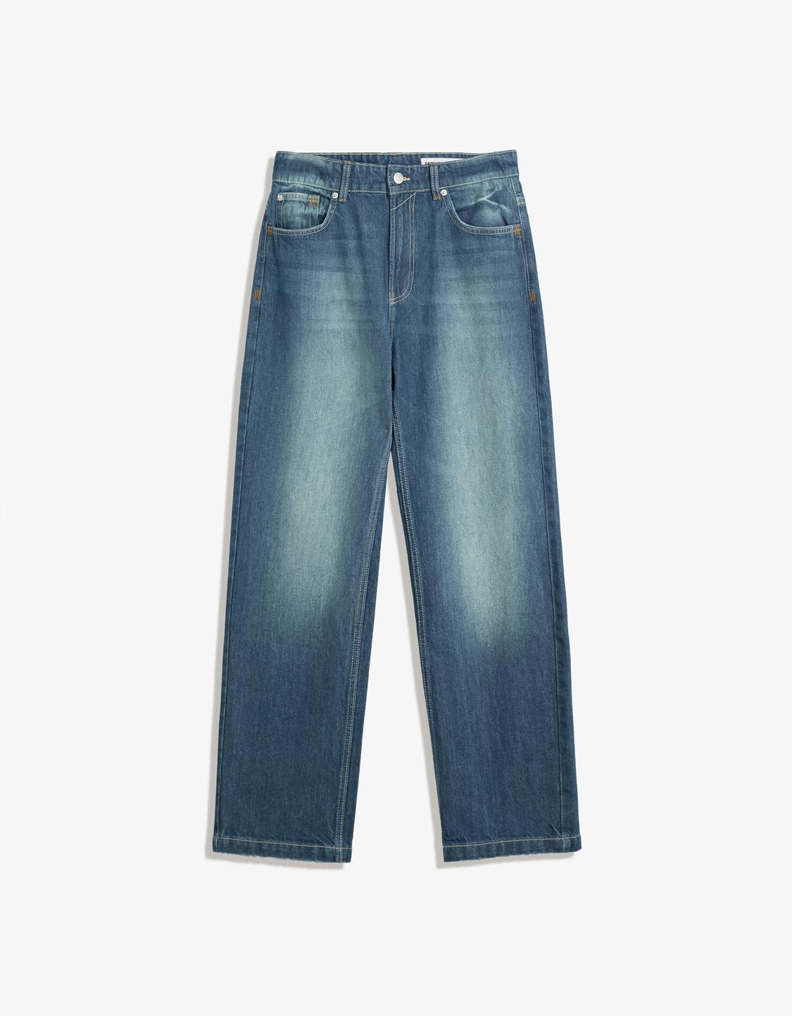 Relaxed-fit straight-leg jeans