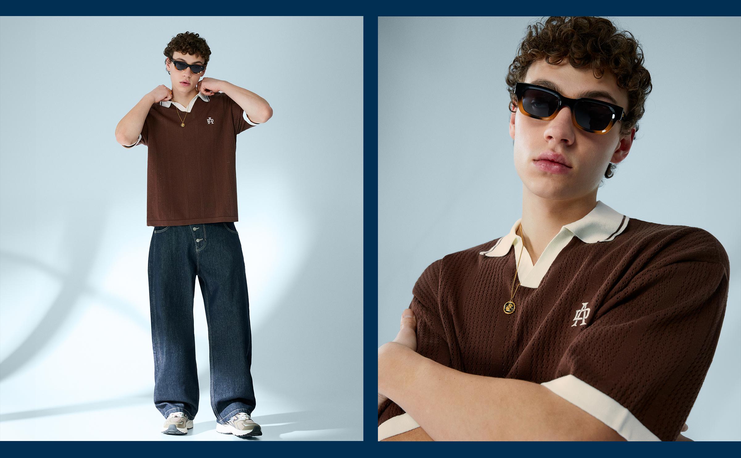 Kısa kollu baskılı polo - Görsel 48