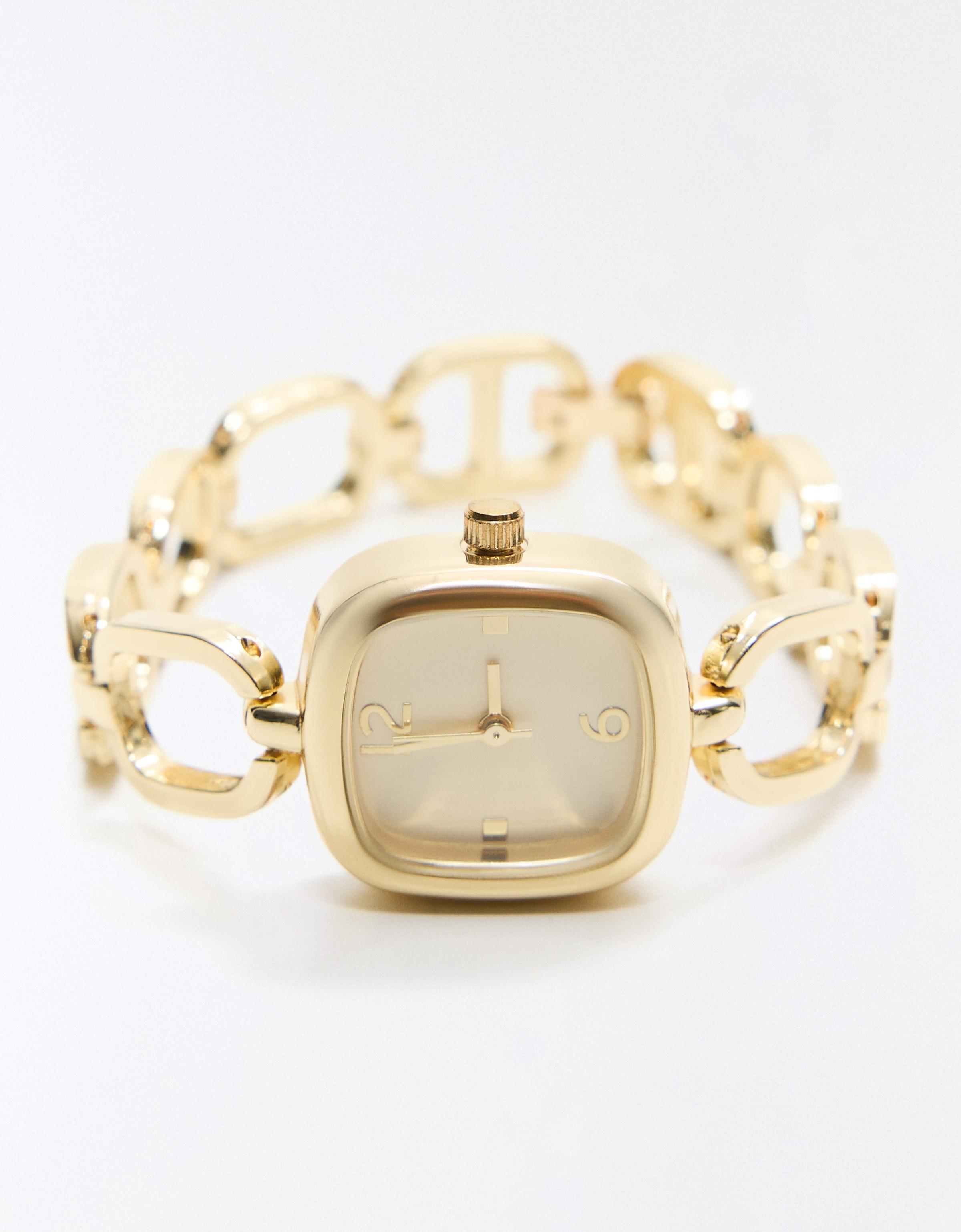 Chain watch bracelet — Gold