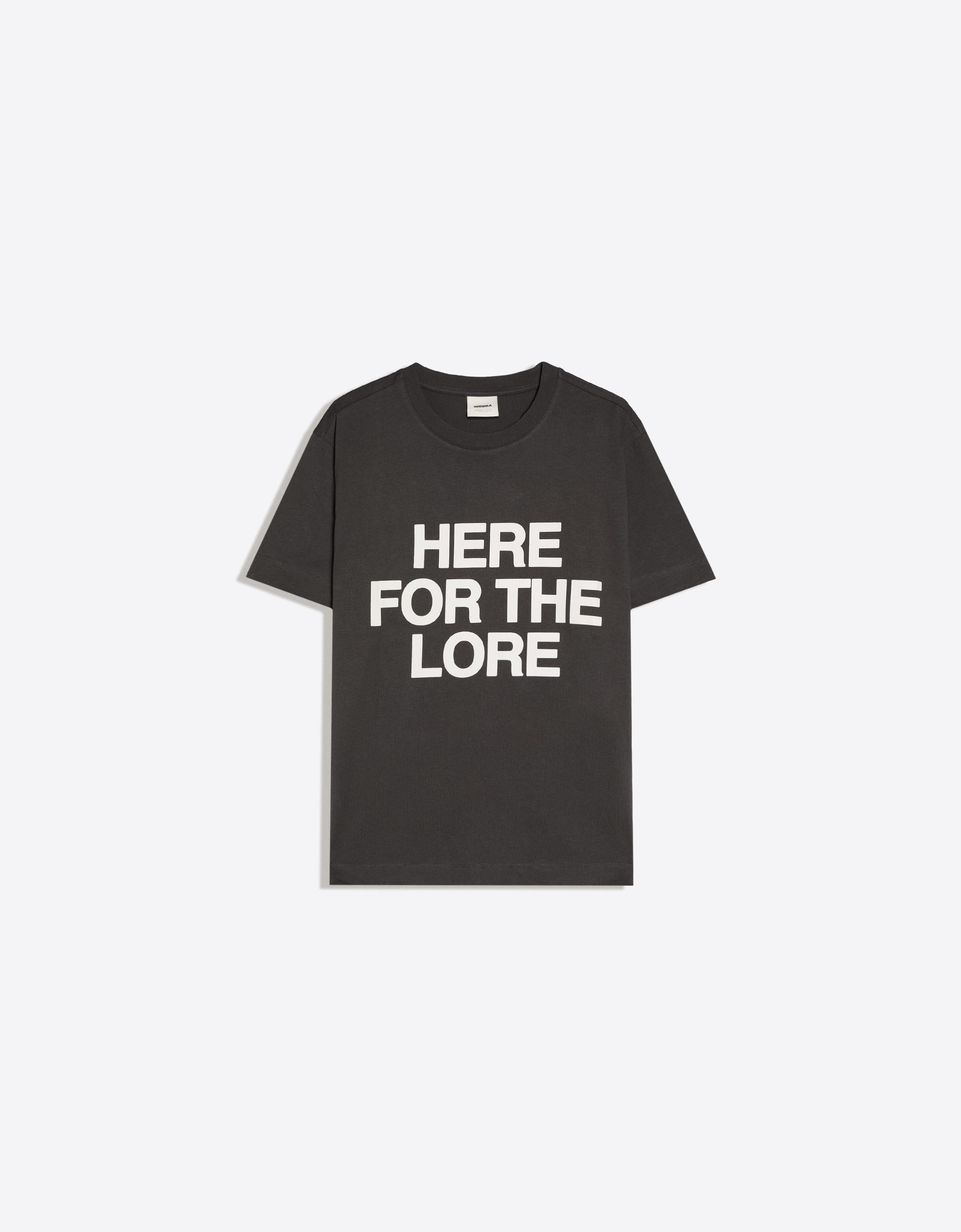 Small fit print T-shirt — Grey