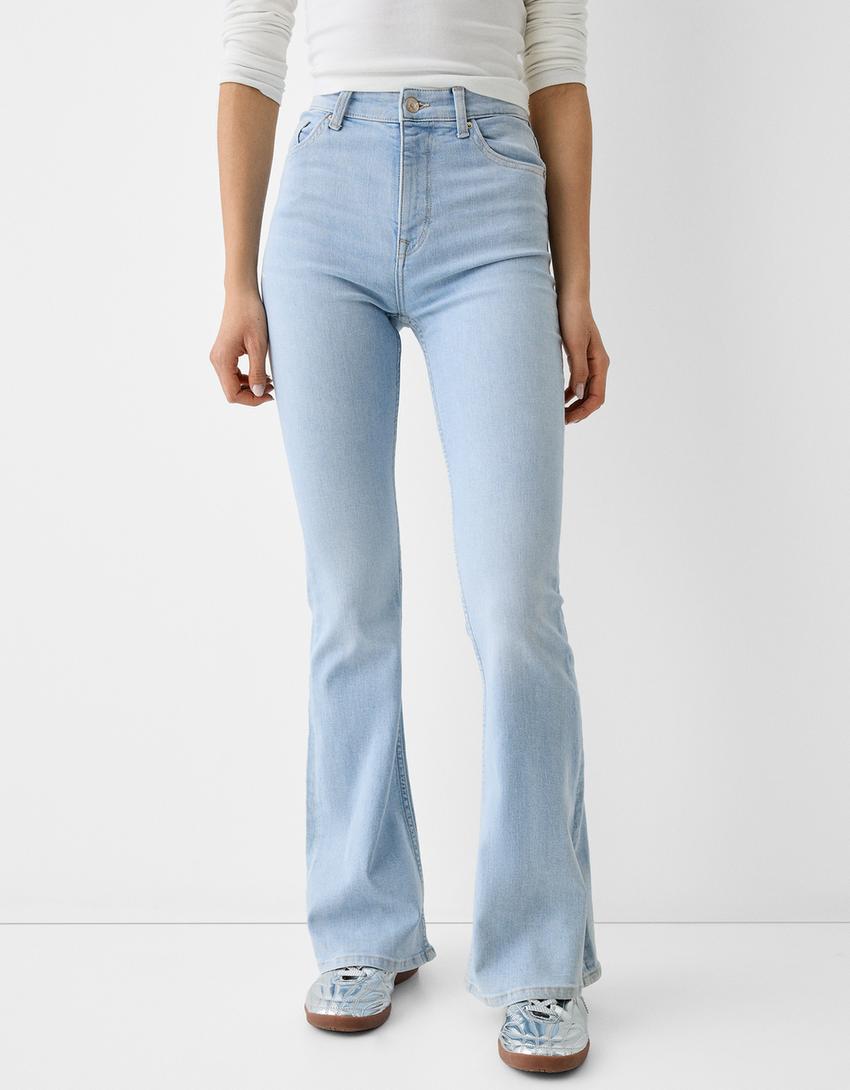 Flared jeans-Light blue-1