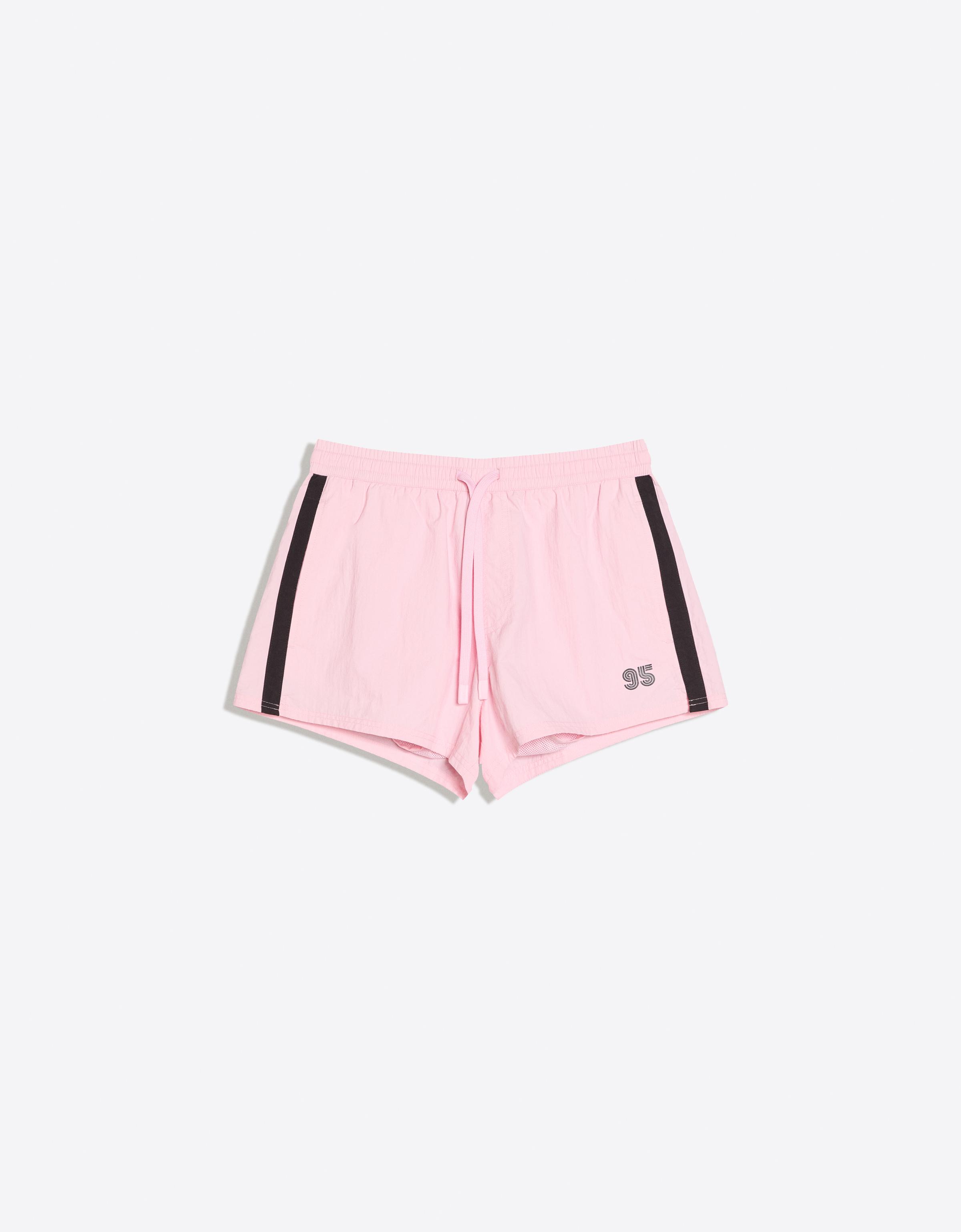 Retro short swim shorts — Pink