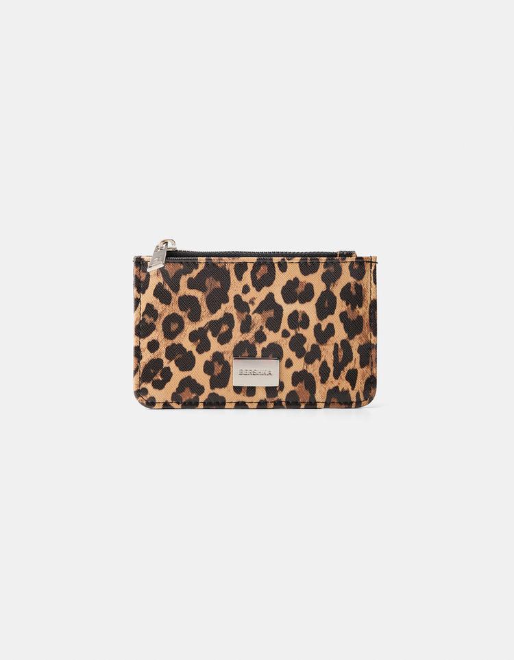 Tarjetero animal print