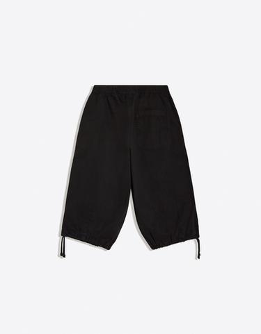Long twill Bermuda shorts — Black 5
