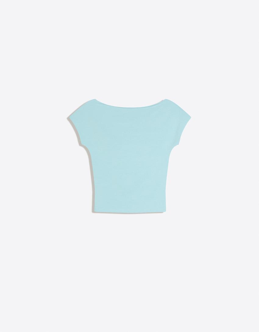Short sleeve POLLY POCKET T-shirt-Light blue