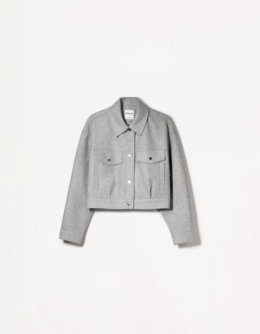 Cazadora trucker-Gris