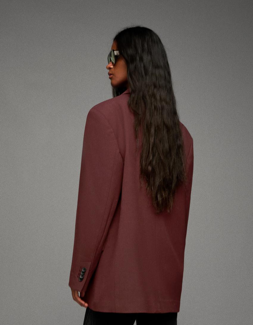 Blazer oversize-Vermello-2