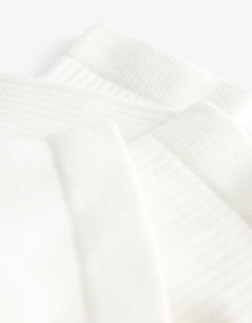 Pack of 2 pairs of crew socks-White