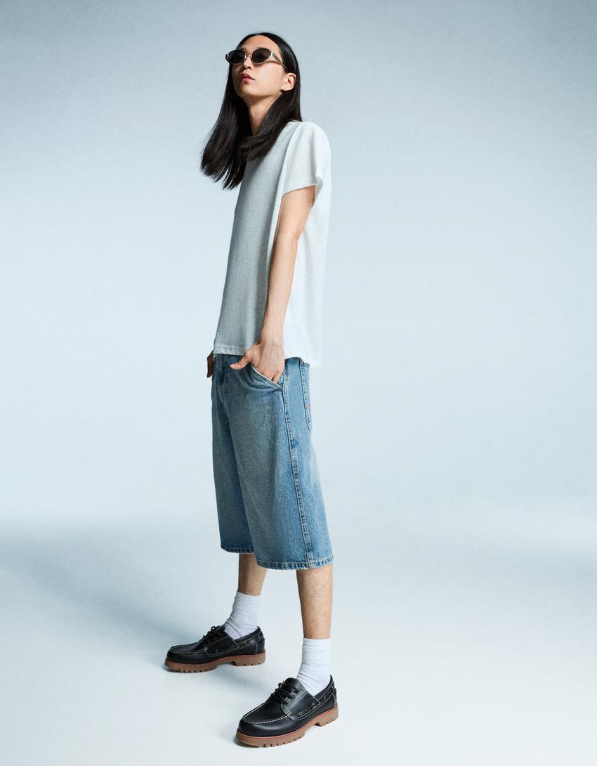 Skater-Denim-Bermudas-Ausgewaschenes Blau-3