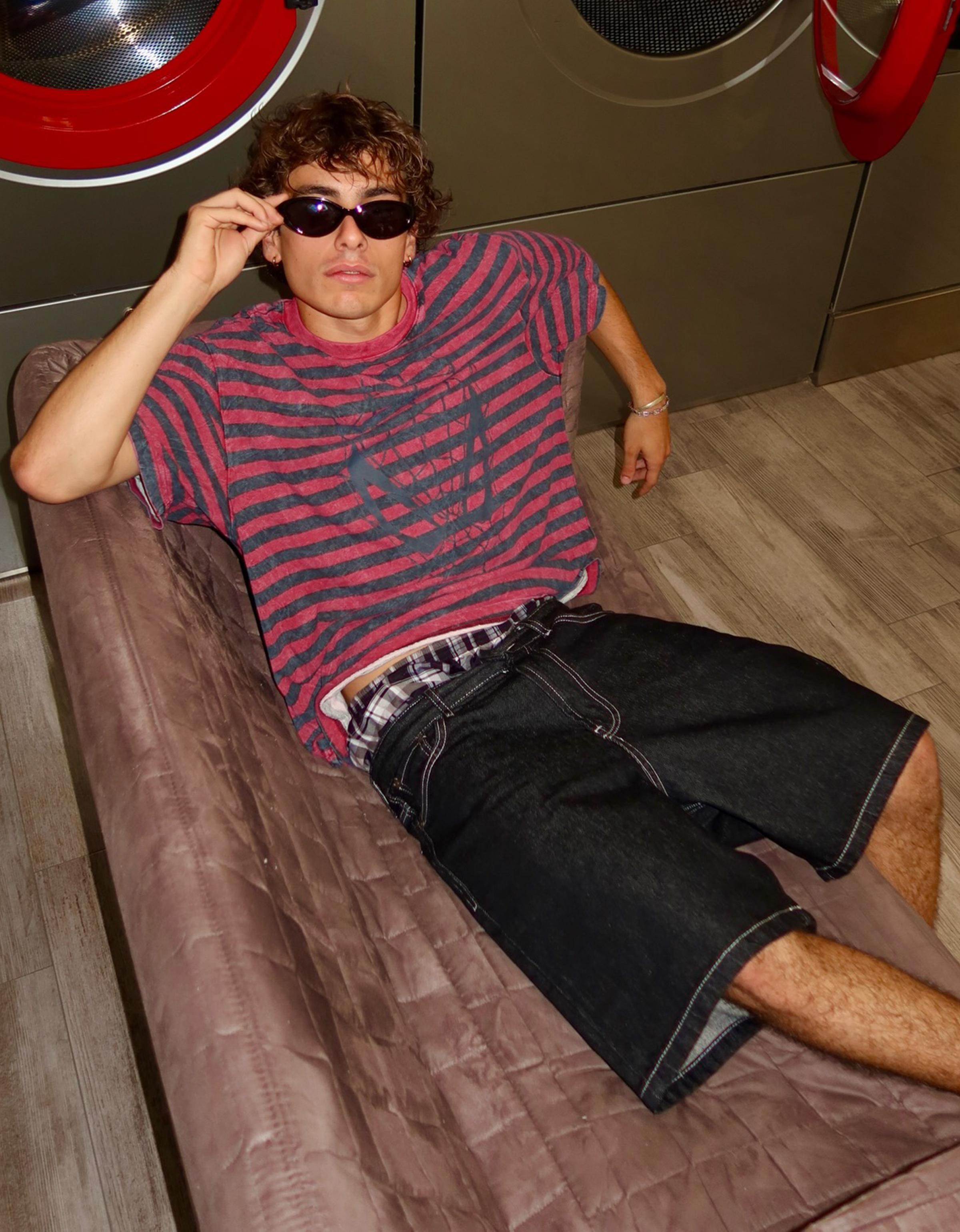 Bershka Camiseta Print Spider-Man Hombre L Rojo