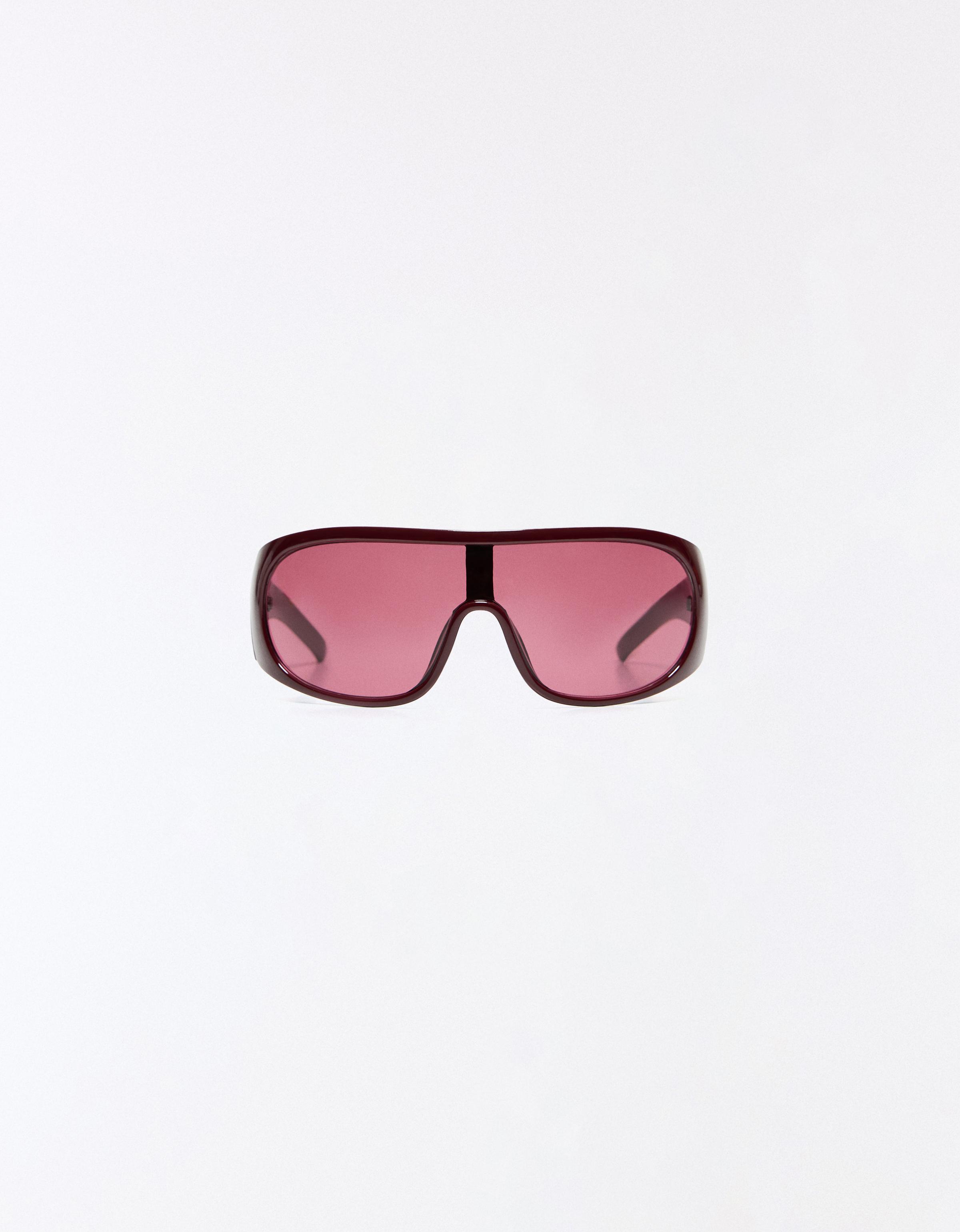 Plastic sunglasses — Burgundy