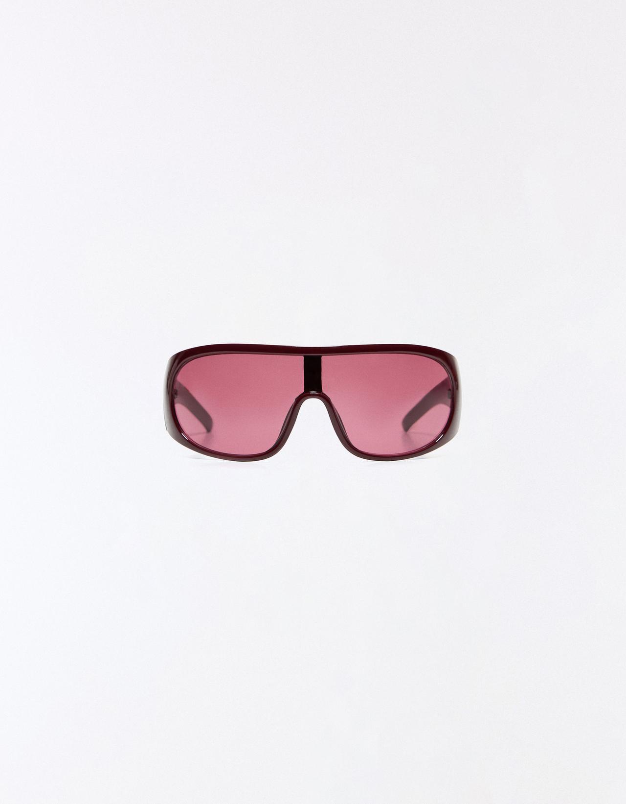 Plastic sunglasses — Burgundy