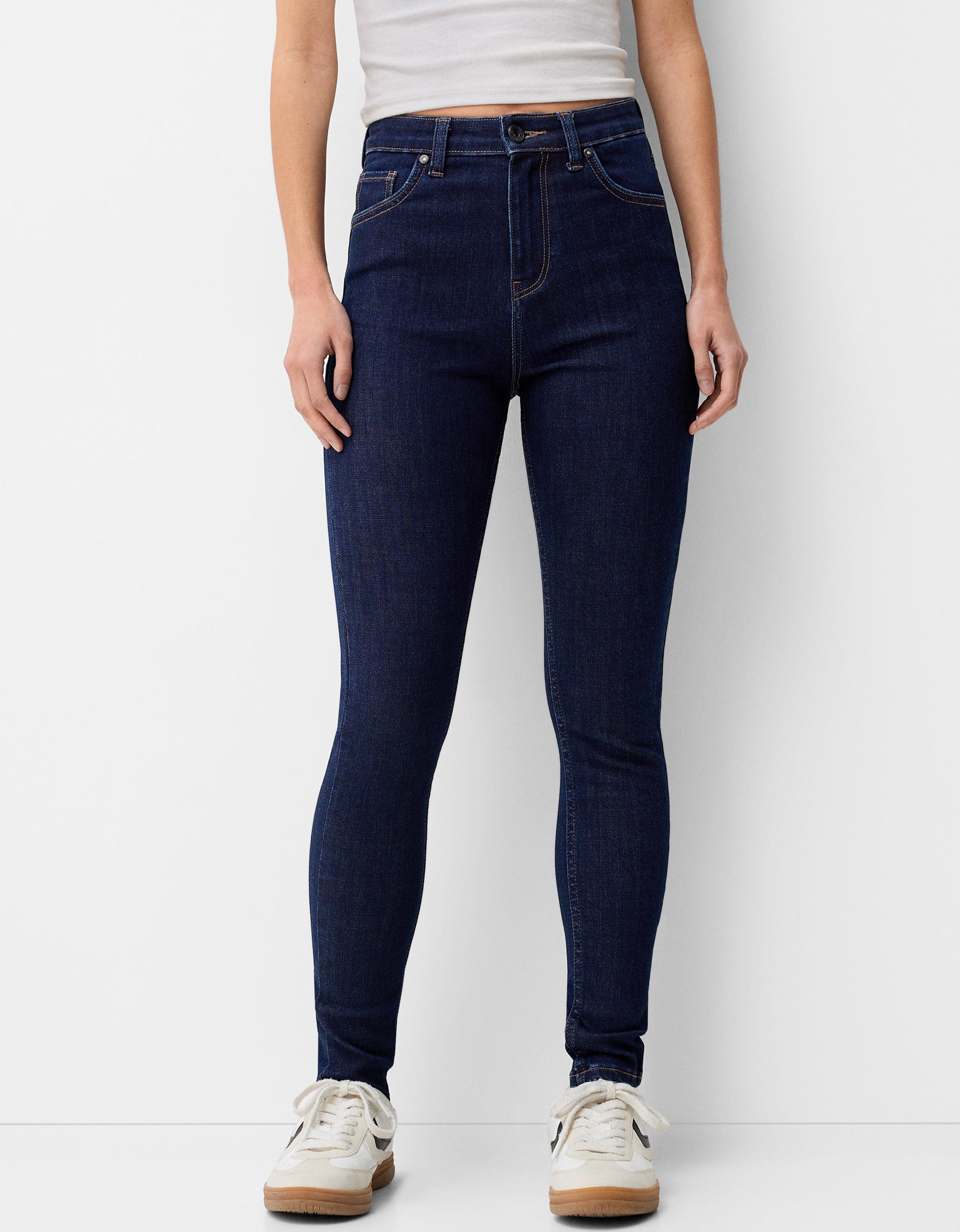 Super high waist skinny jeans — Navy