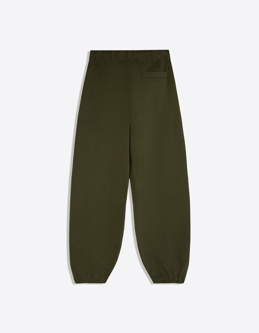 Spodnie typu jogger-Zielony