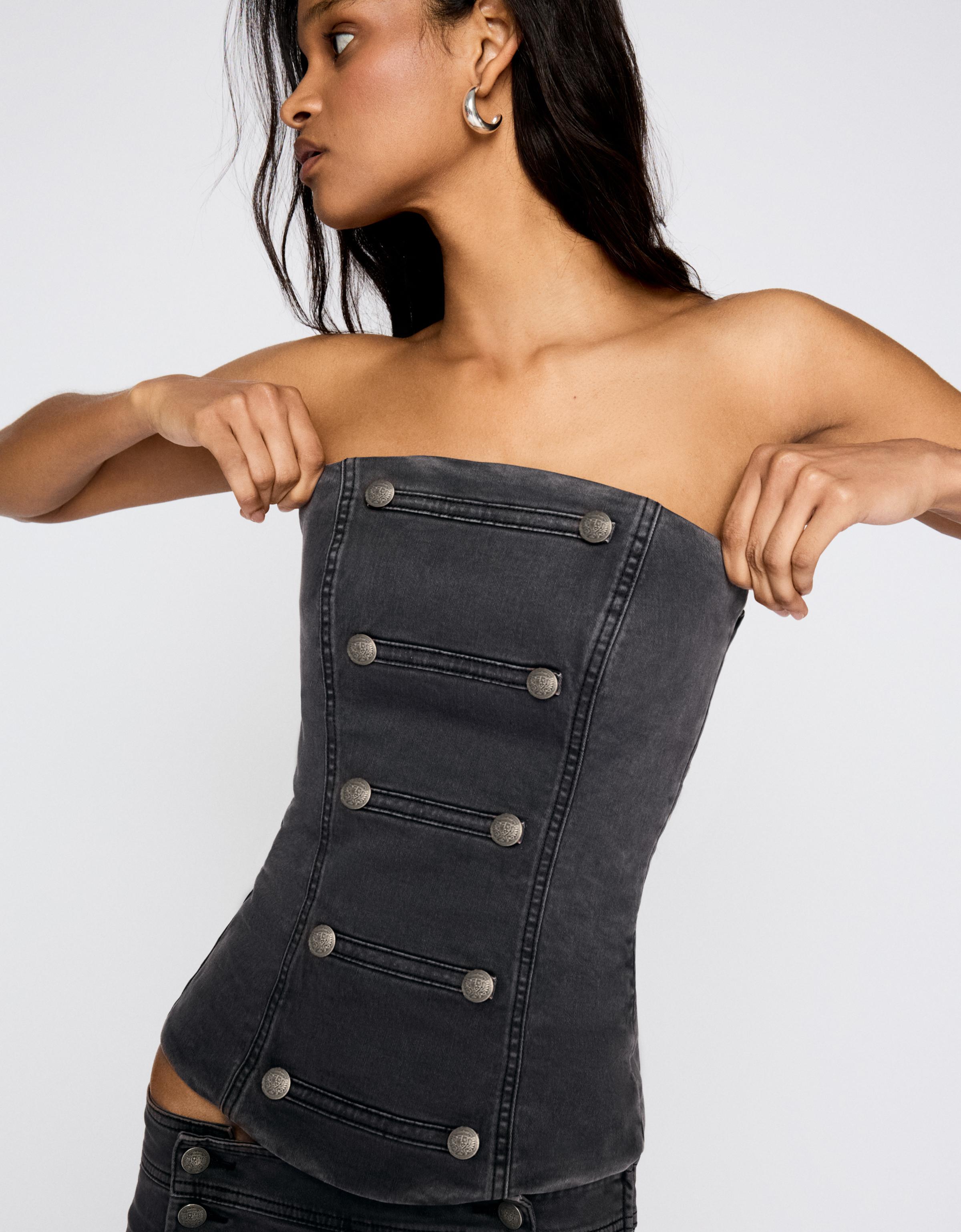 Button bandeau top — Grey