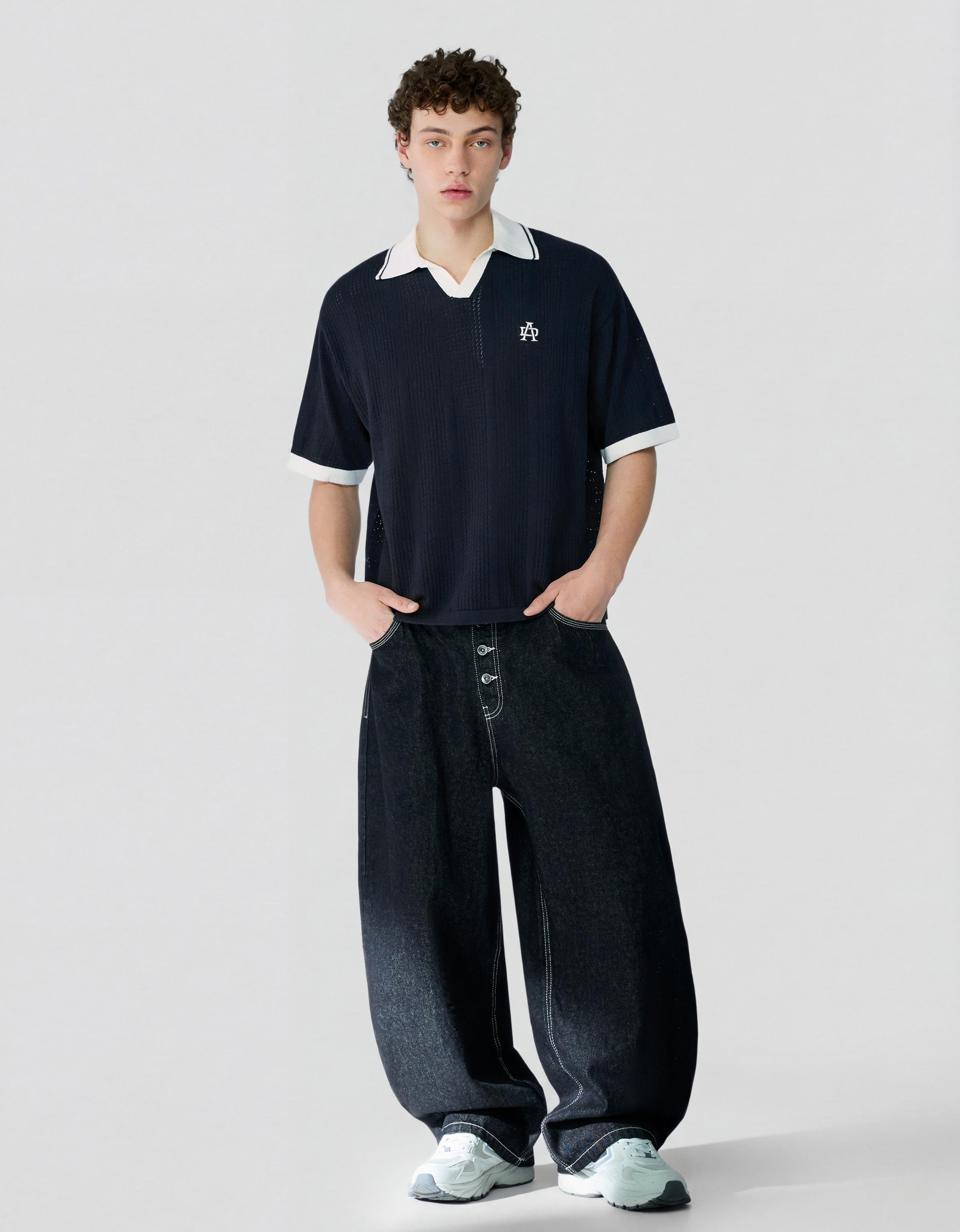 Kısa kollu baskılı polo - Görsel 83