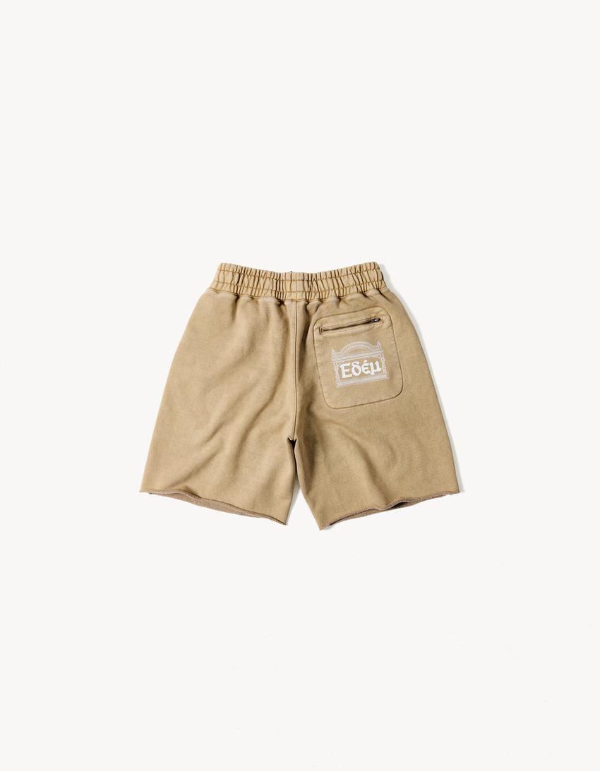 Washed effect Bermuda shorts  ARIES X BERSHKA-Camel