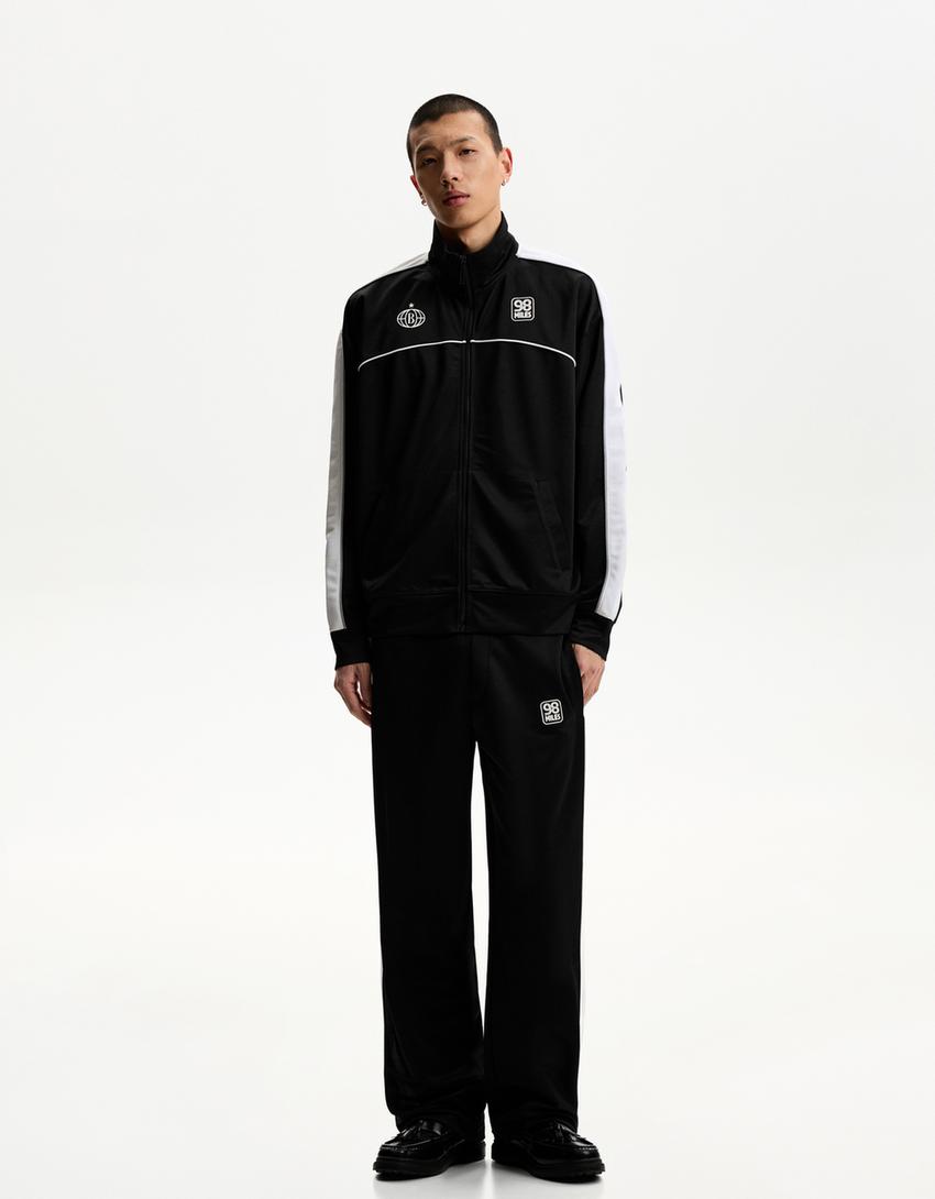 Set giacca e pantaloni tecnici-Nero-3