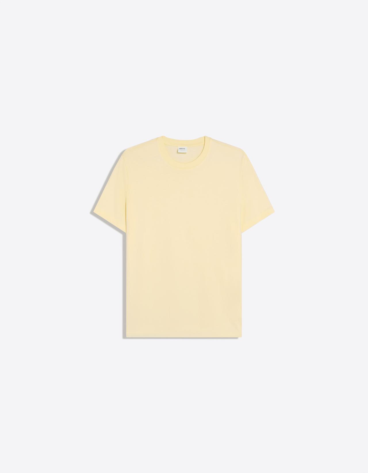 Short sleeve regular fit T-shirt — Yellow