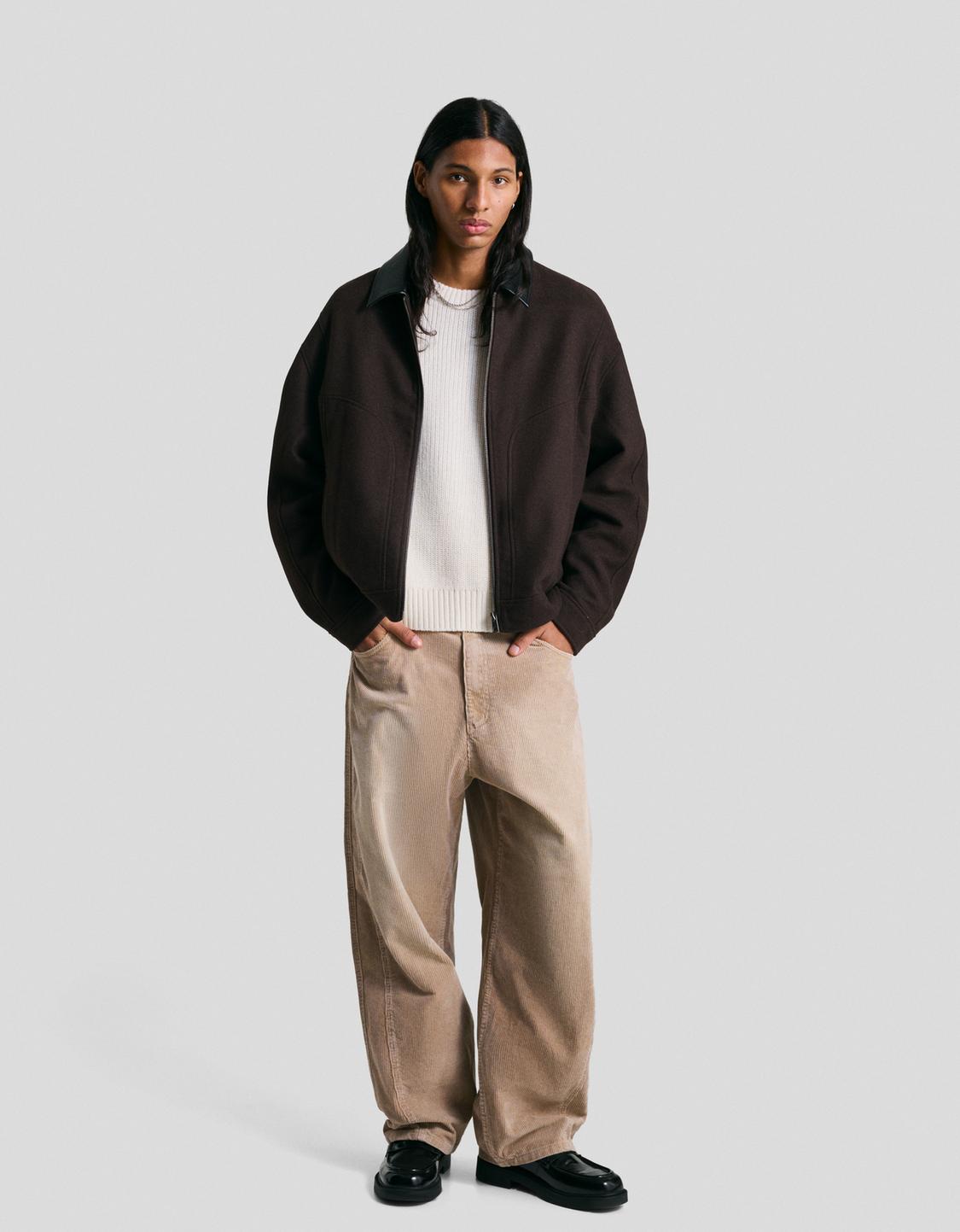 Super baggy corduroy trousers