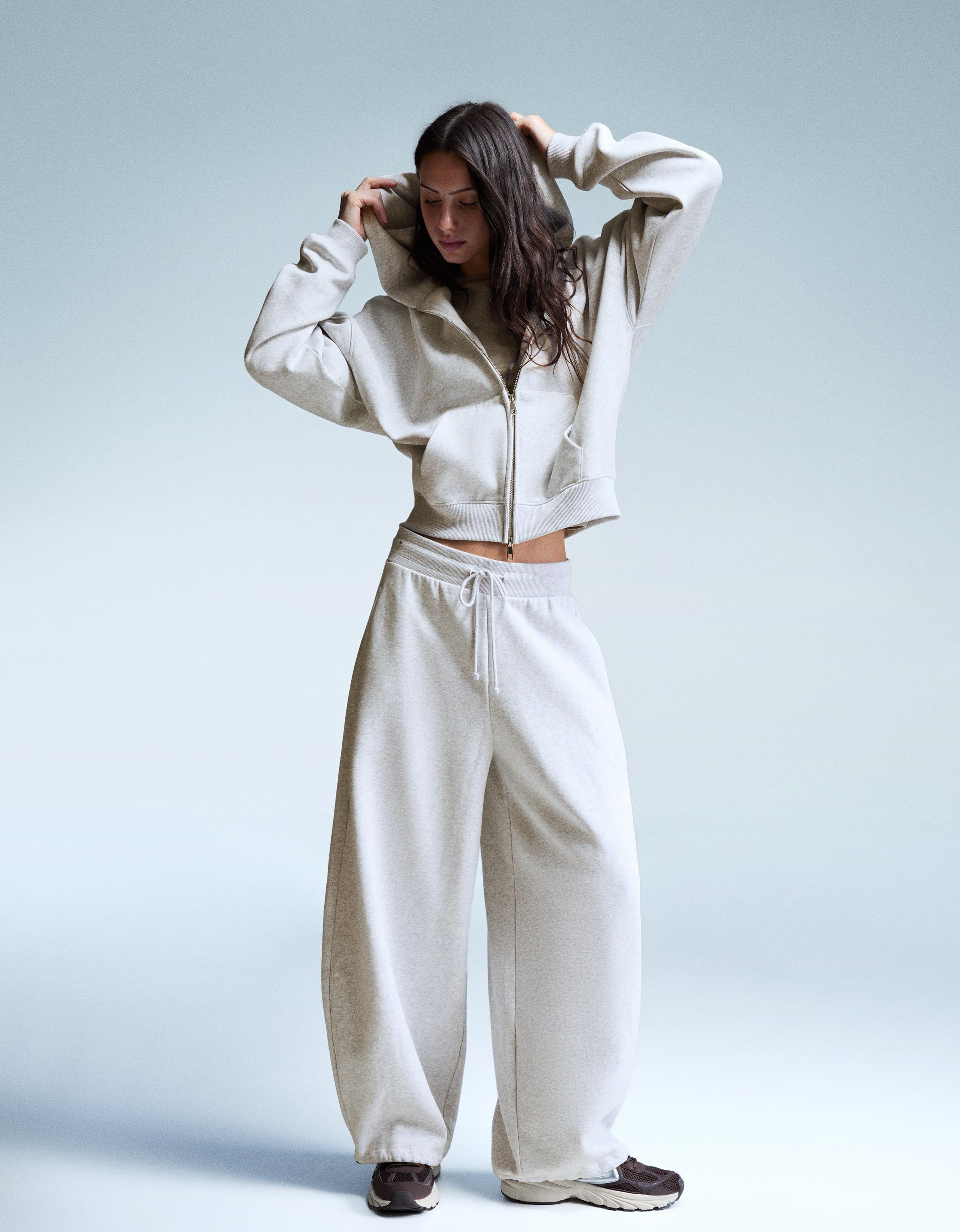 Stoperli barrel fit şardonlu pantolon - Görsel 99