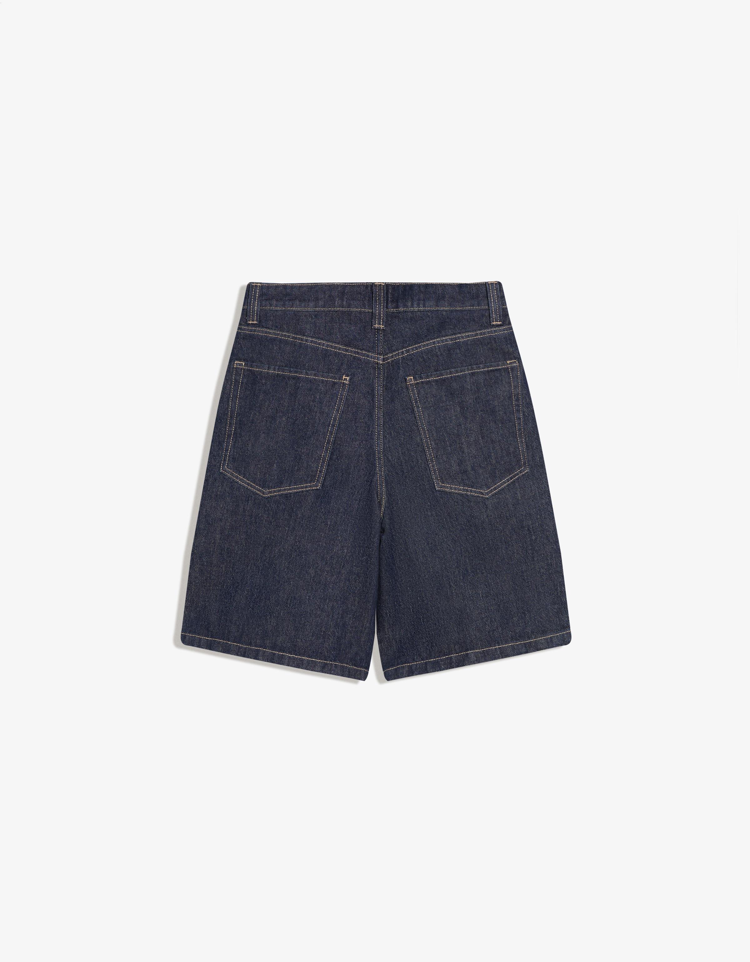 Bershka Baggy fit denim bermuda görsel 3