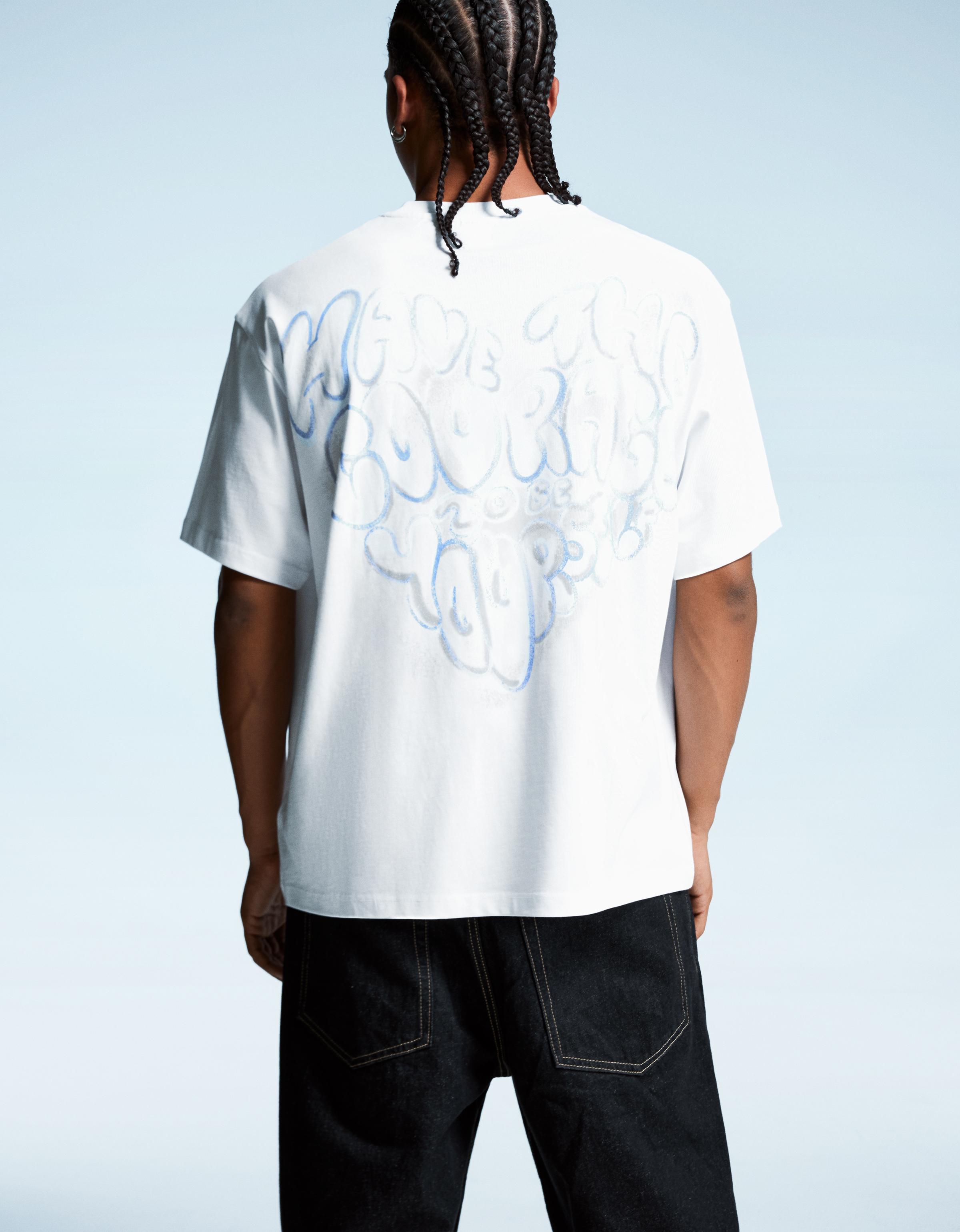 Short sleeve T-shirt with print - Men | Bershka