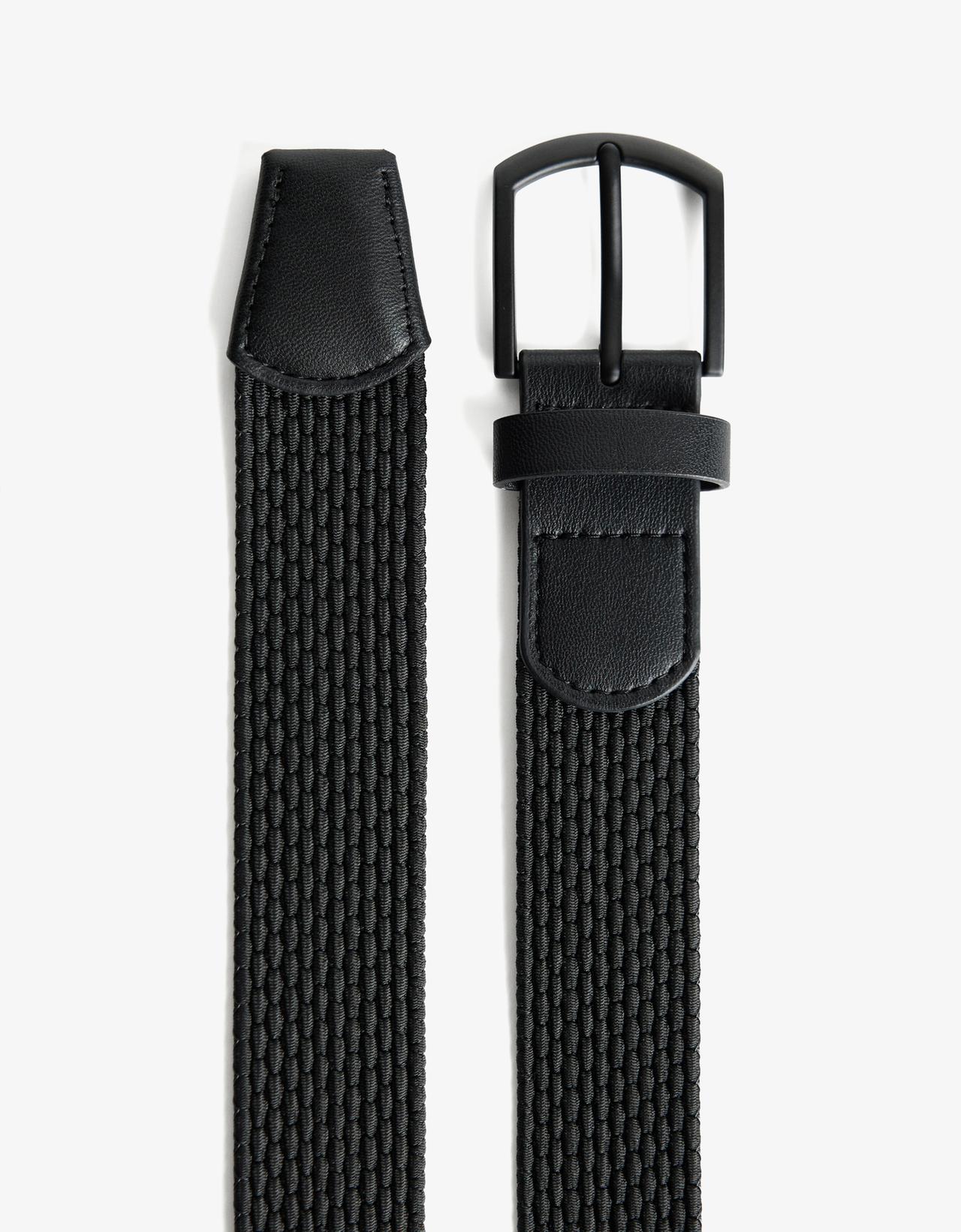 Braided belt — Black