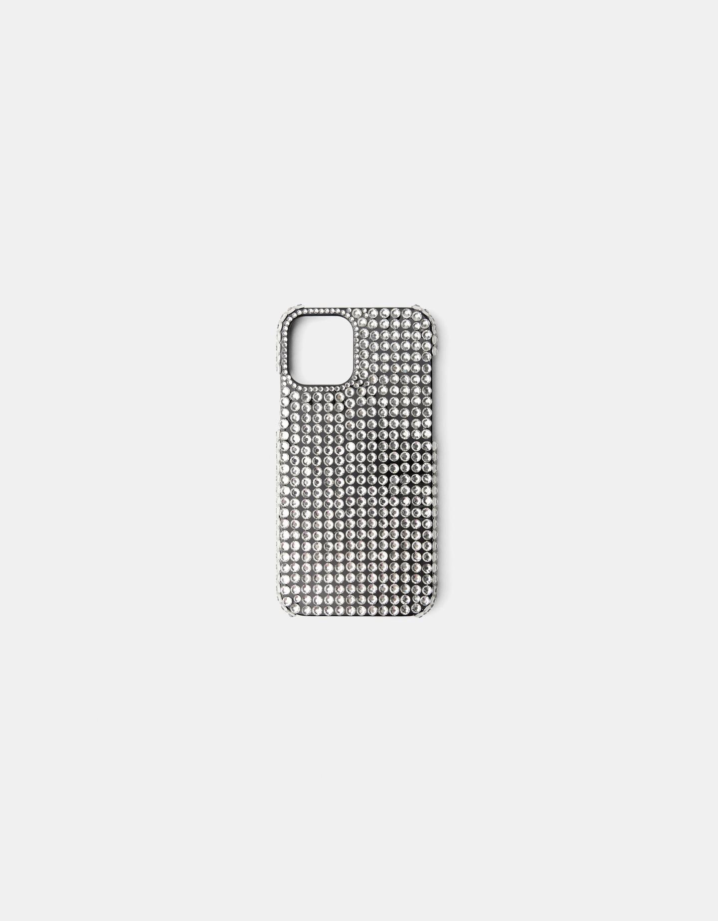 Bershka Carcasa Móvil Iphone Strass Mujer Iphone 13 Negro