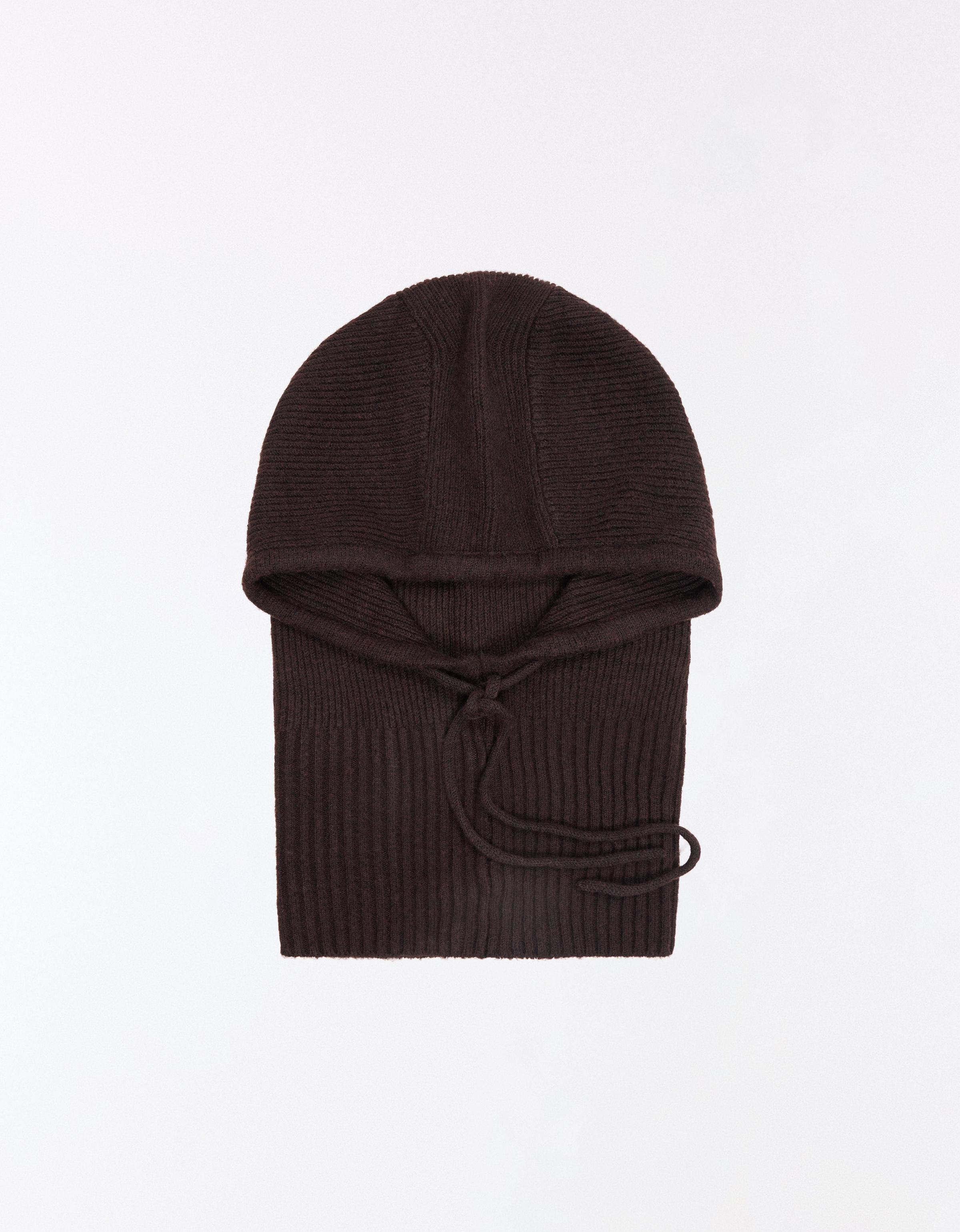 Knit balaclava — Brown
