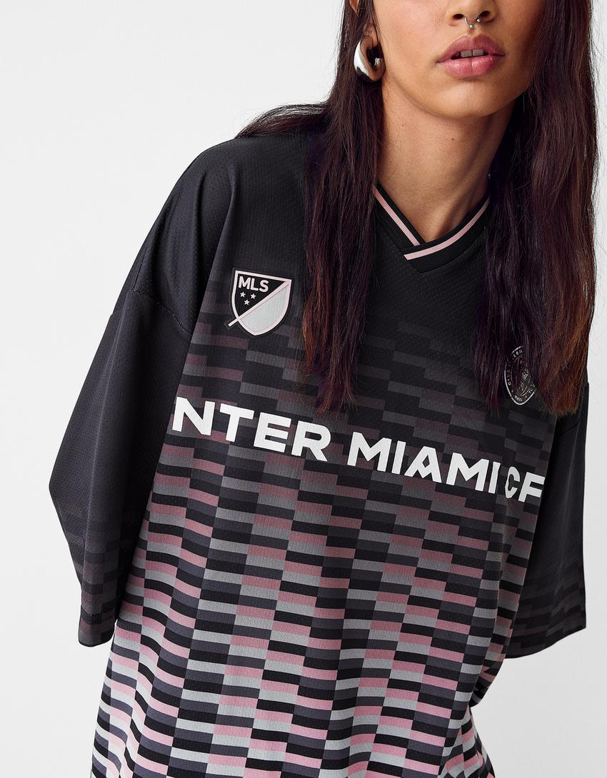 T-shirt Inter Miami CF imprimé mesh-Noir-2