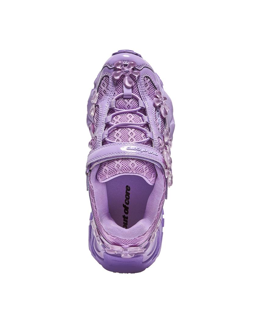 Floral sneakers out of core-Violet-1