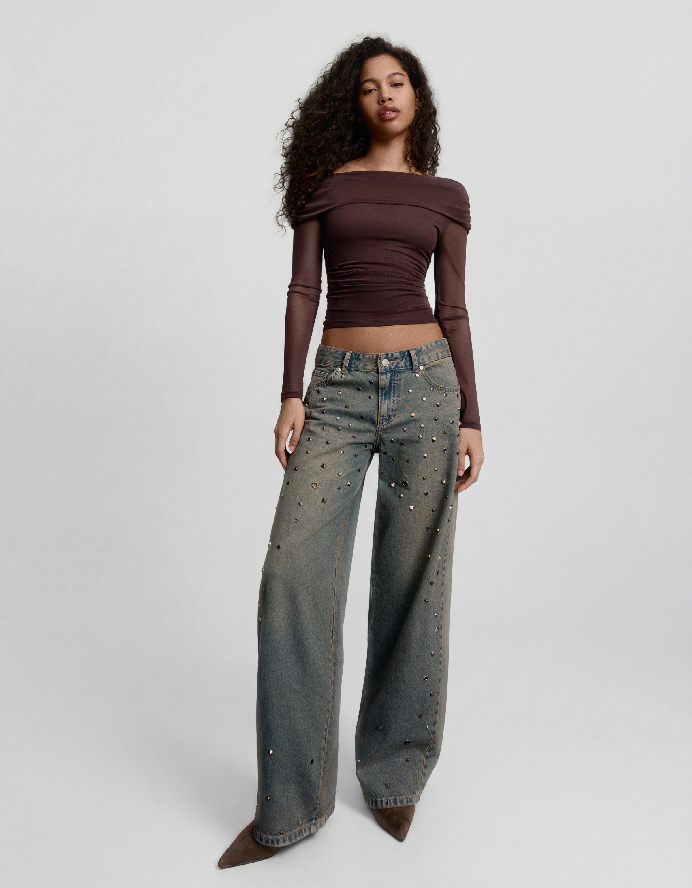 Düşük bel boyfriend jean - Görsel 21