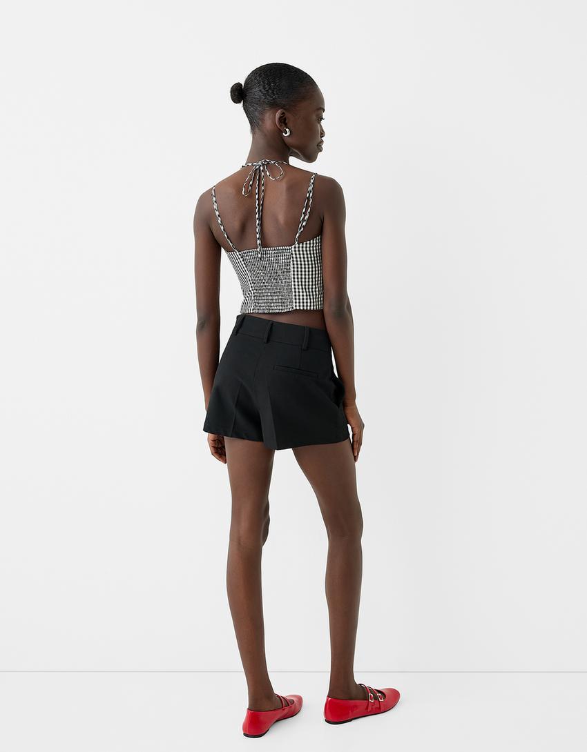 Short tailleur-Noir-1