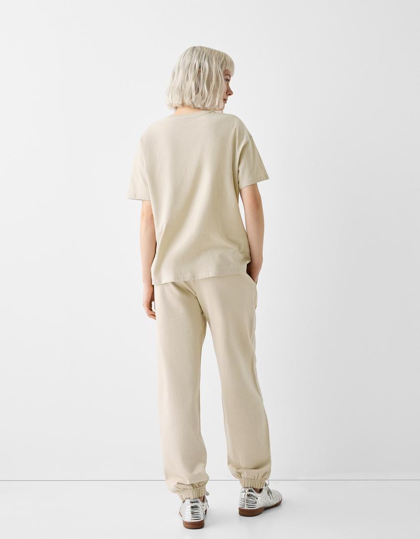 Pantalon molleton imprimé Lola Bunny-Beige-2