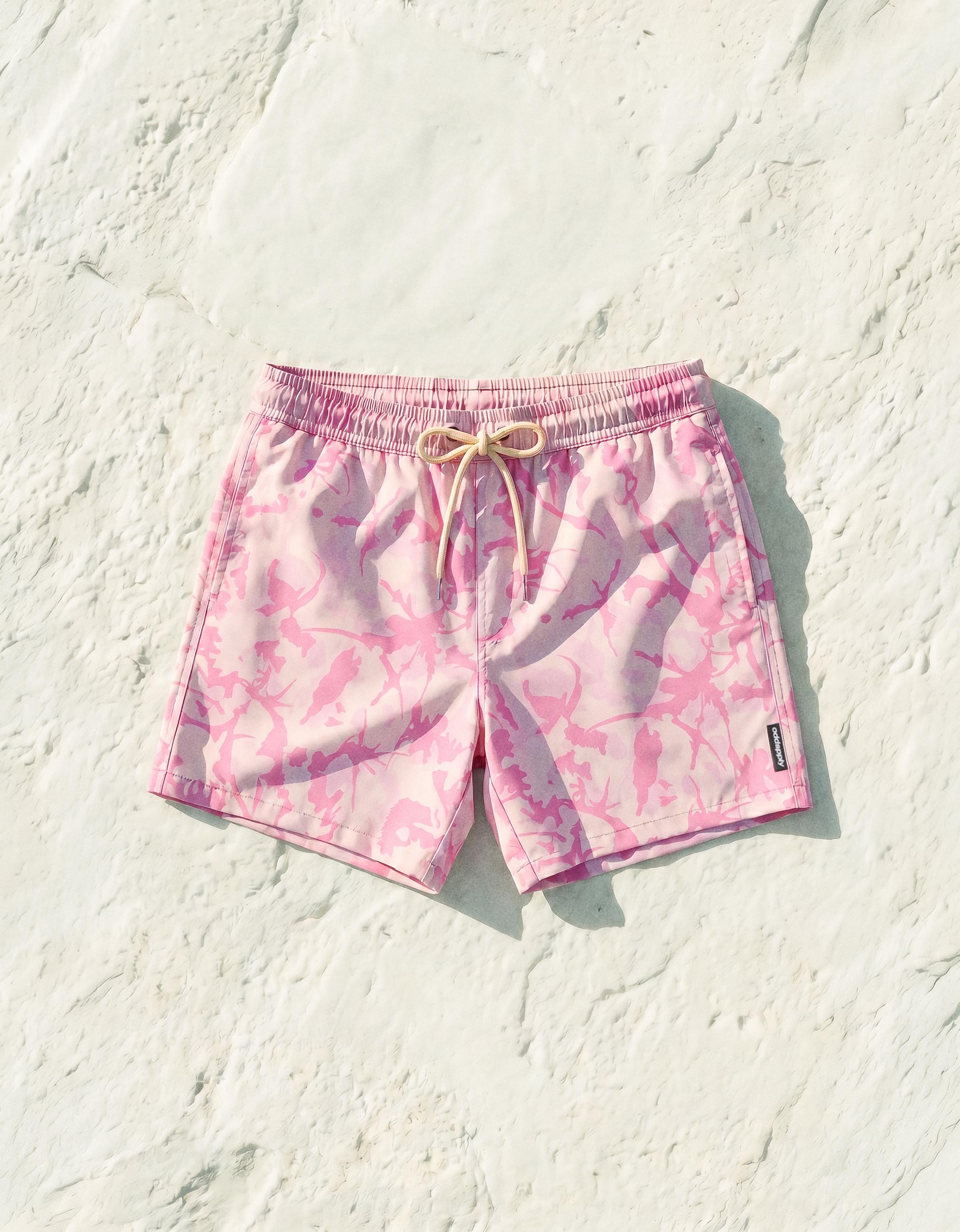Printed Swimsuit — Pink
