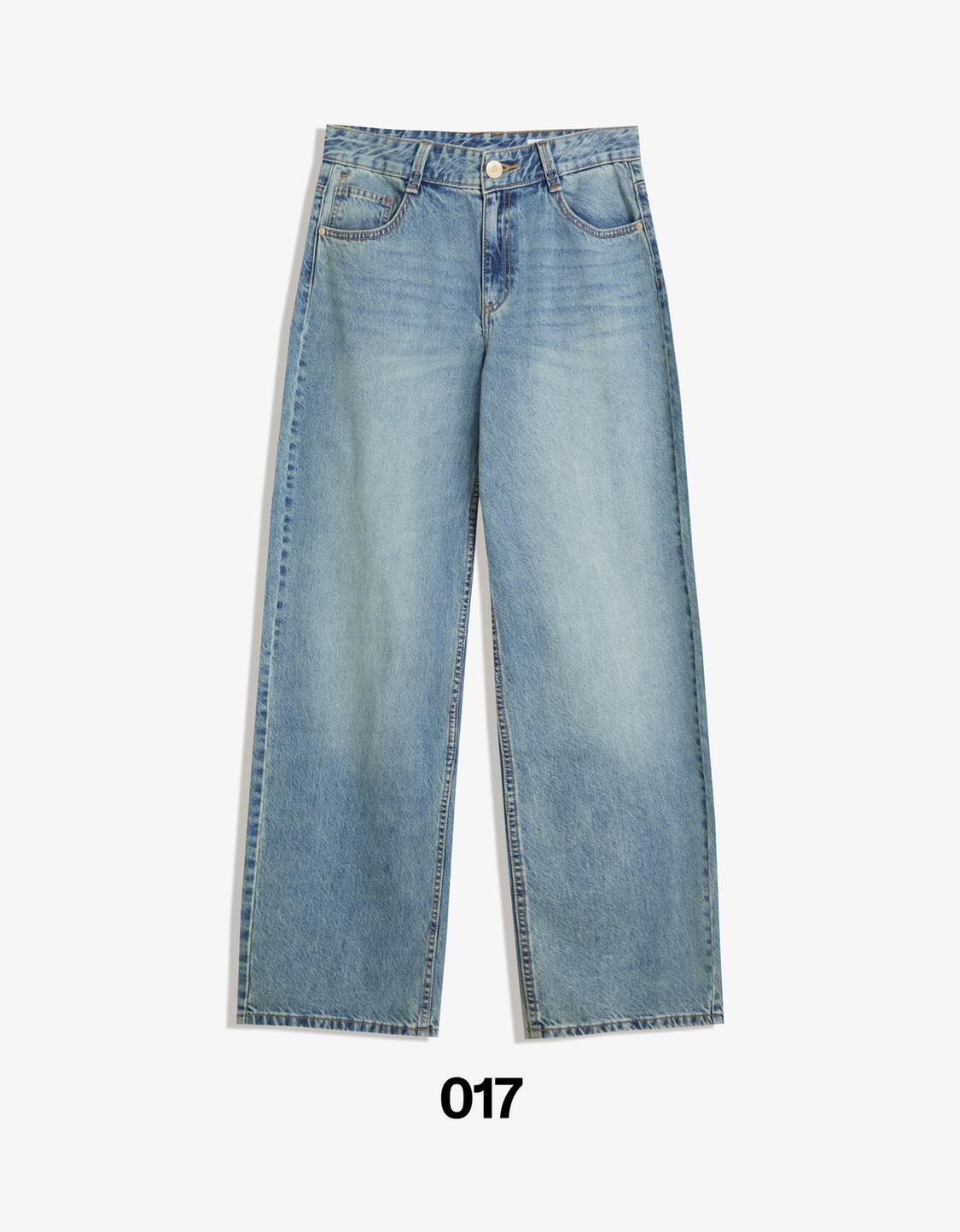 Джинсы barrel свободного кроя