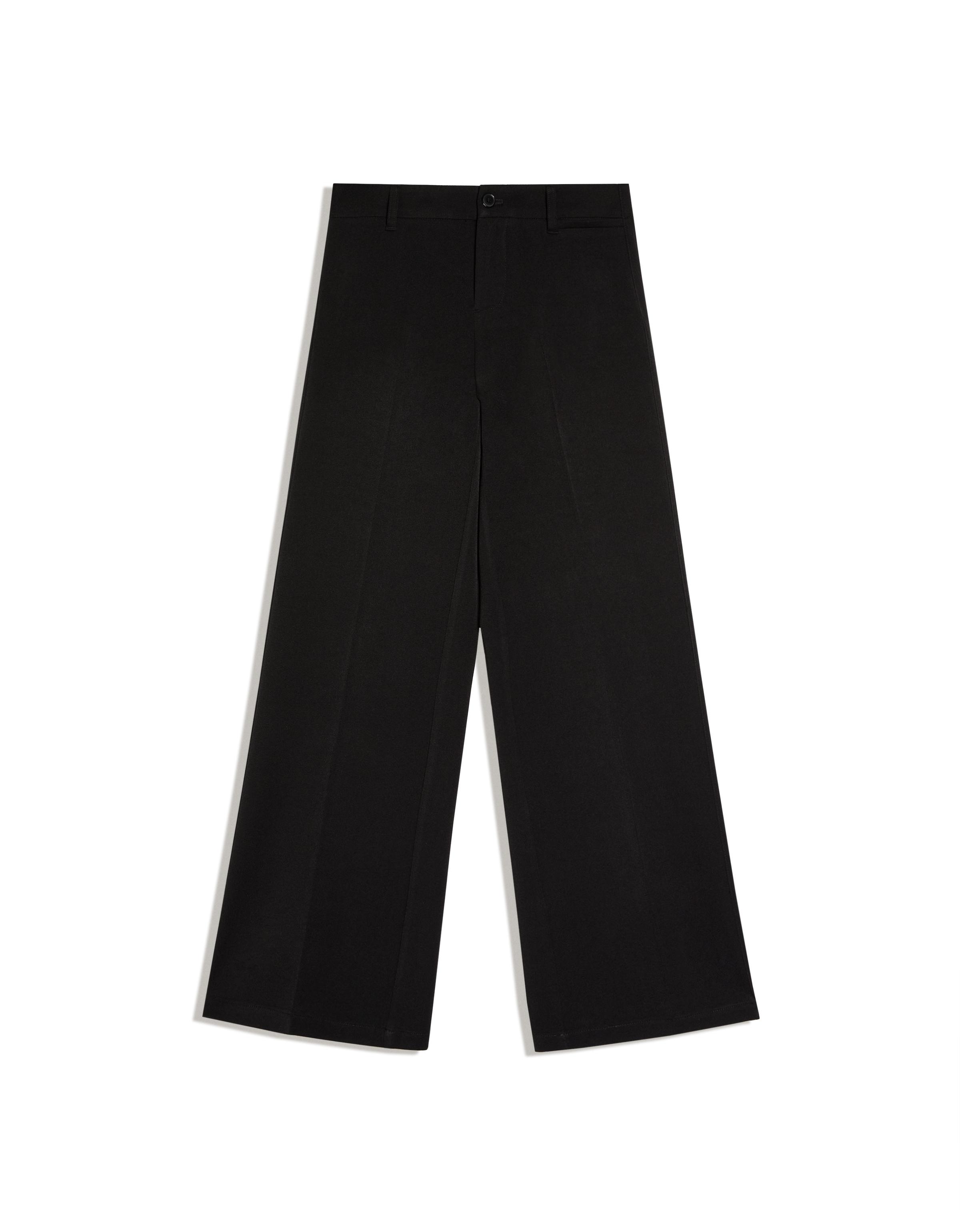 Wide-leg trousers — Black