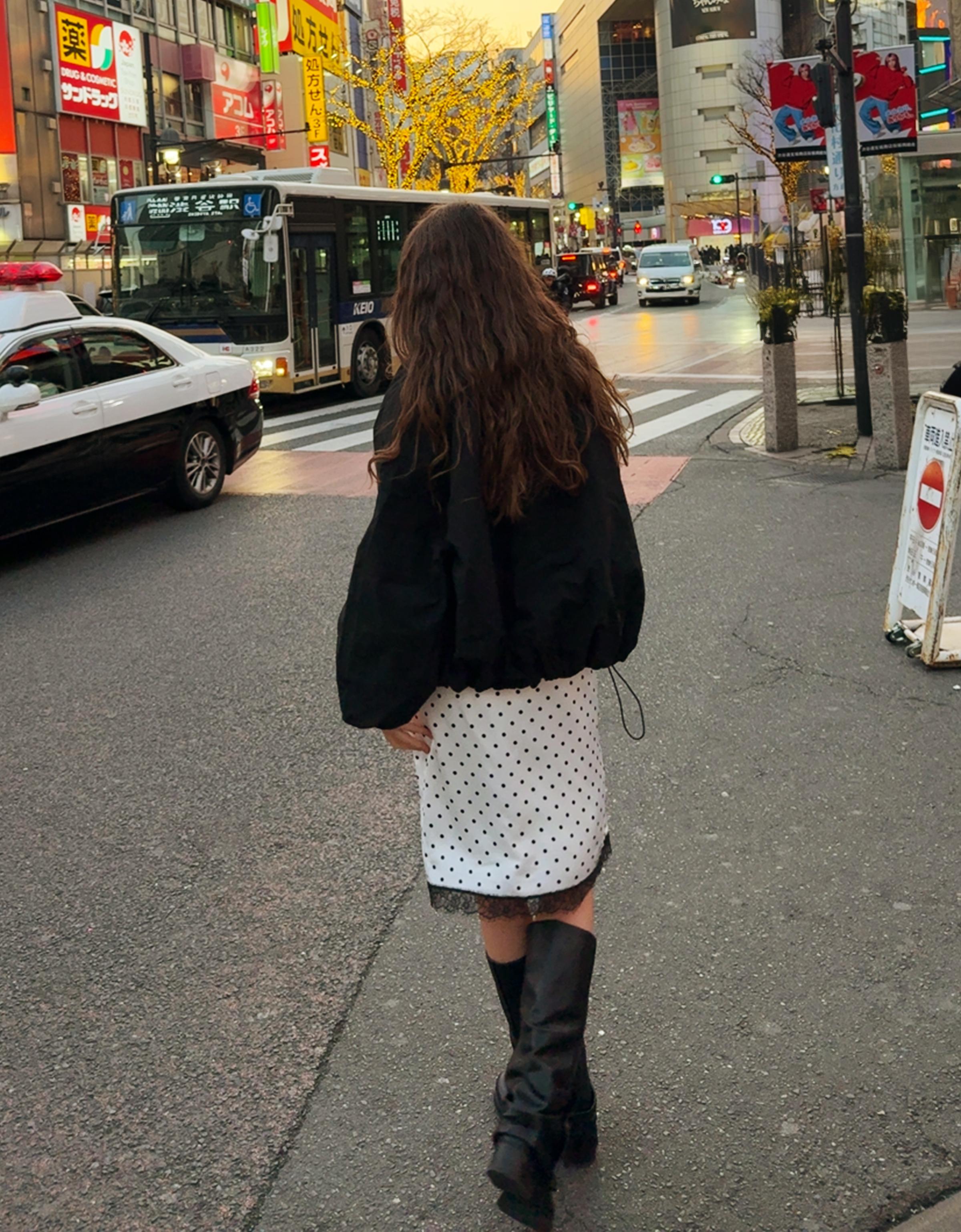 Saten midi etek - Görsel 63