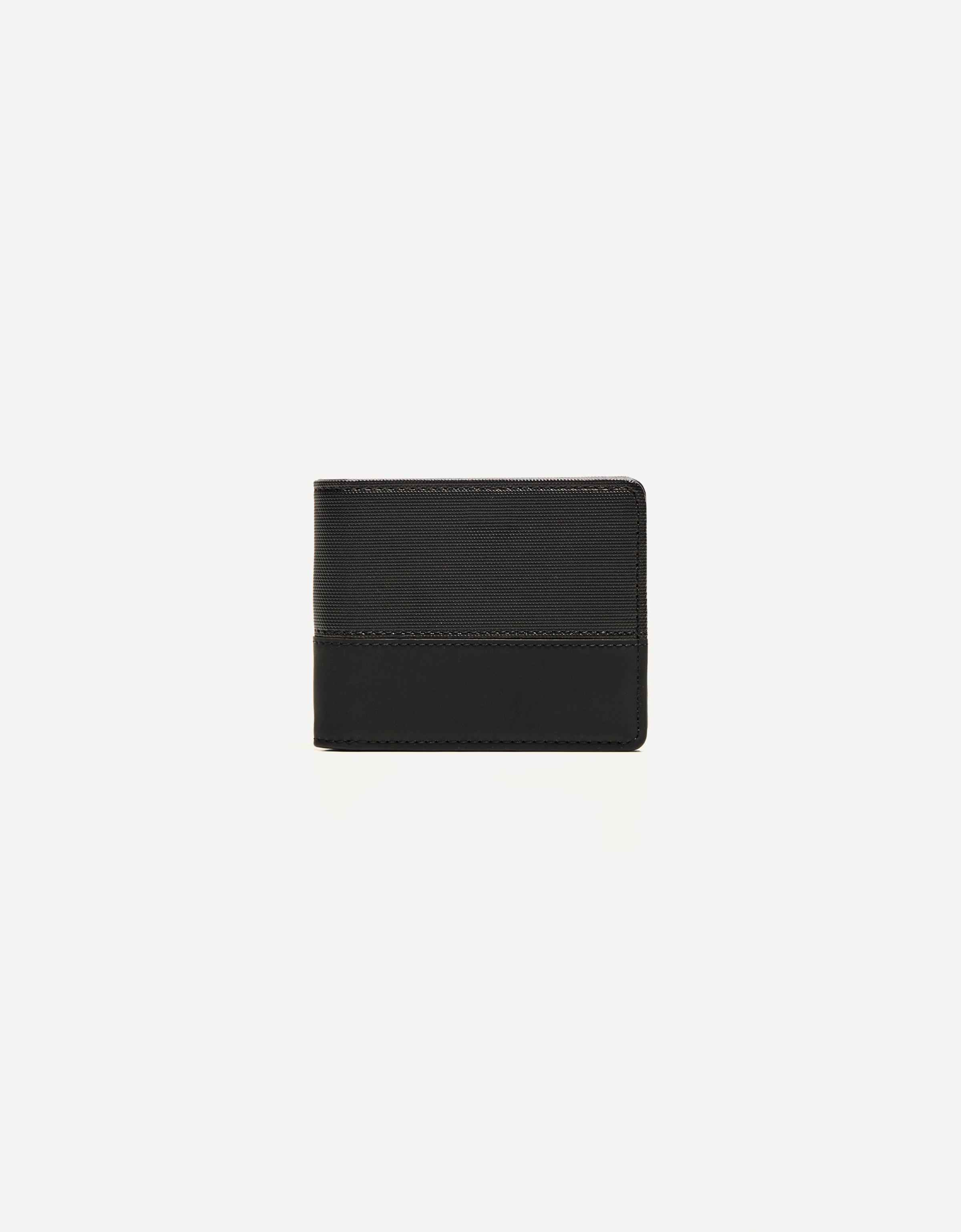 Bershka Kombinierte Brieftasche Herren Schwarz