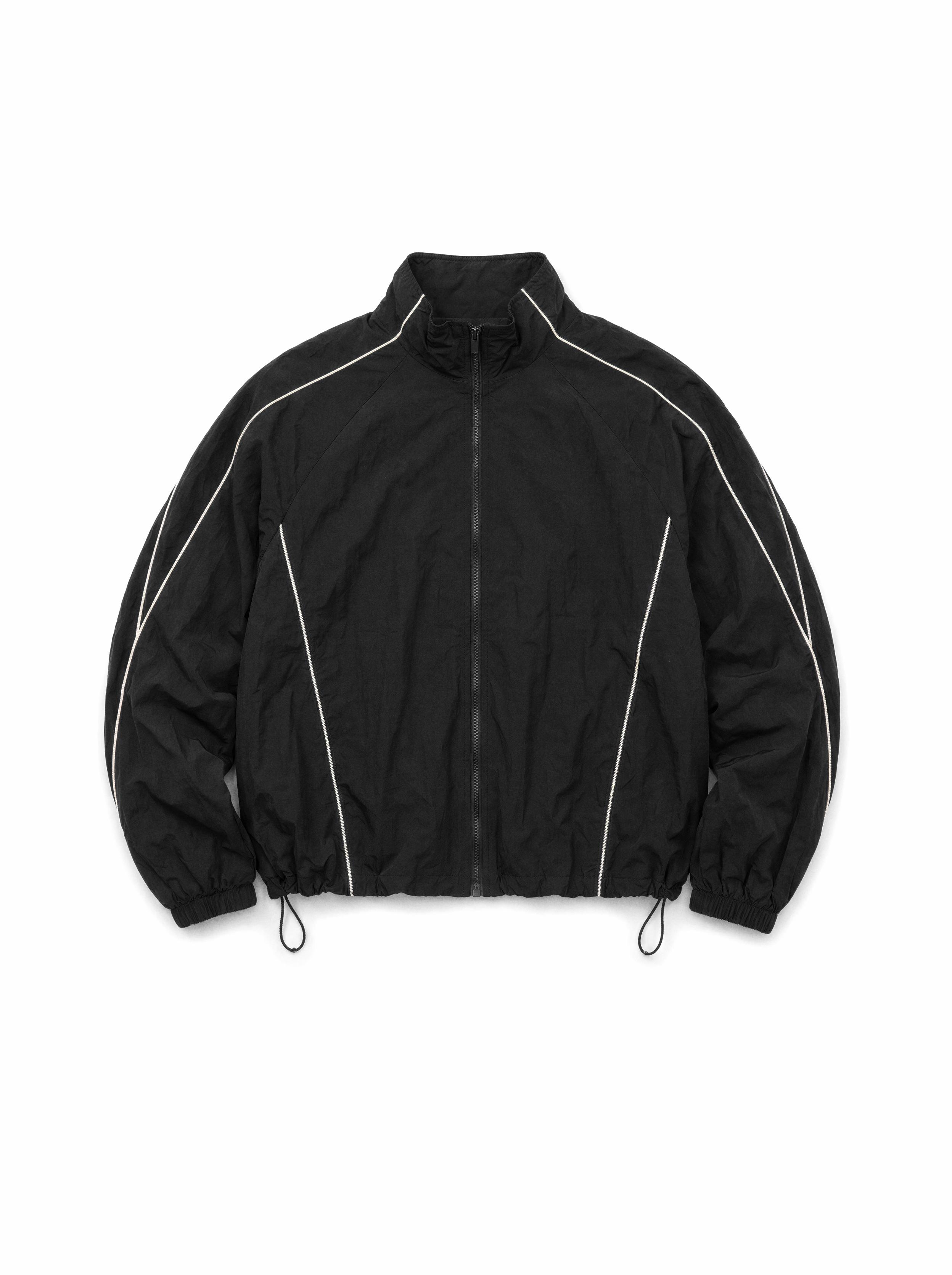 Contrast lightweight jacket — Black